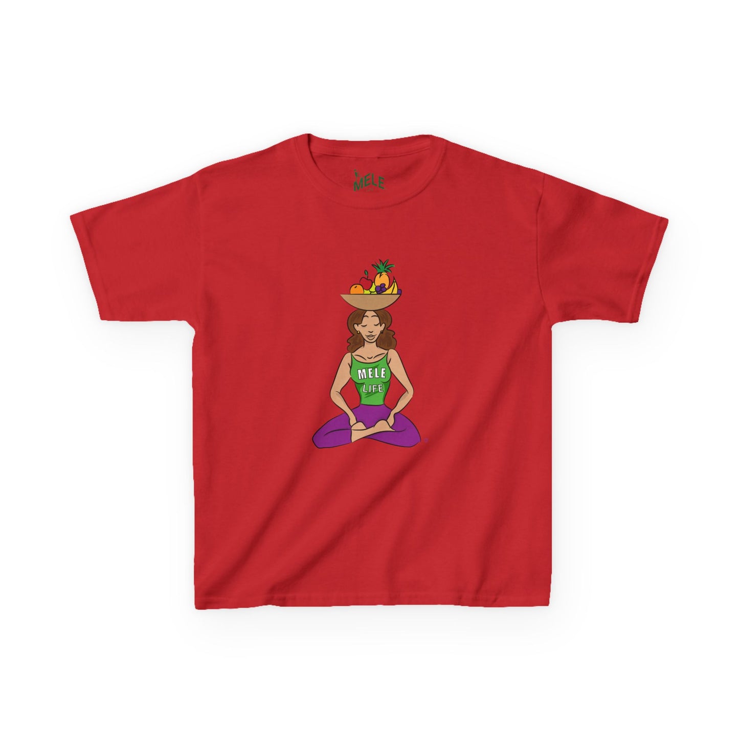 Kids Tee - Yoga Lady 1