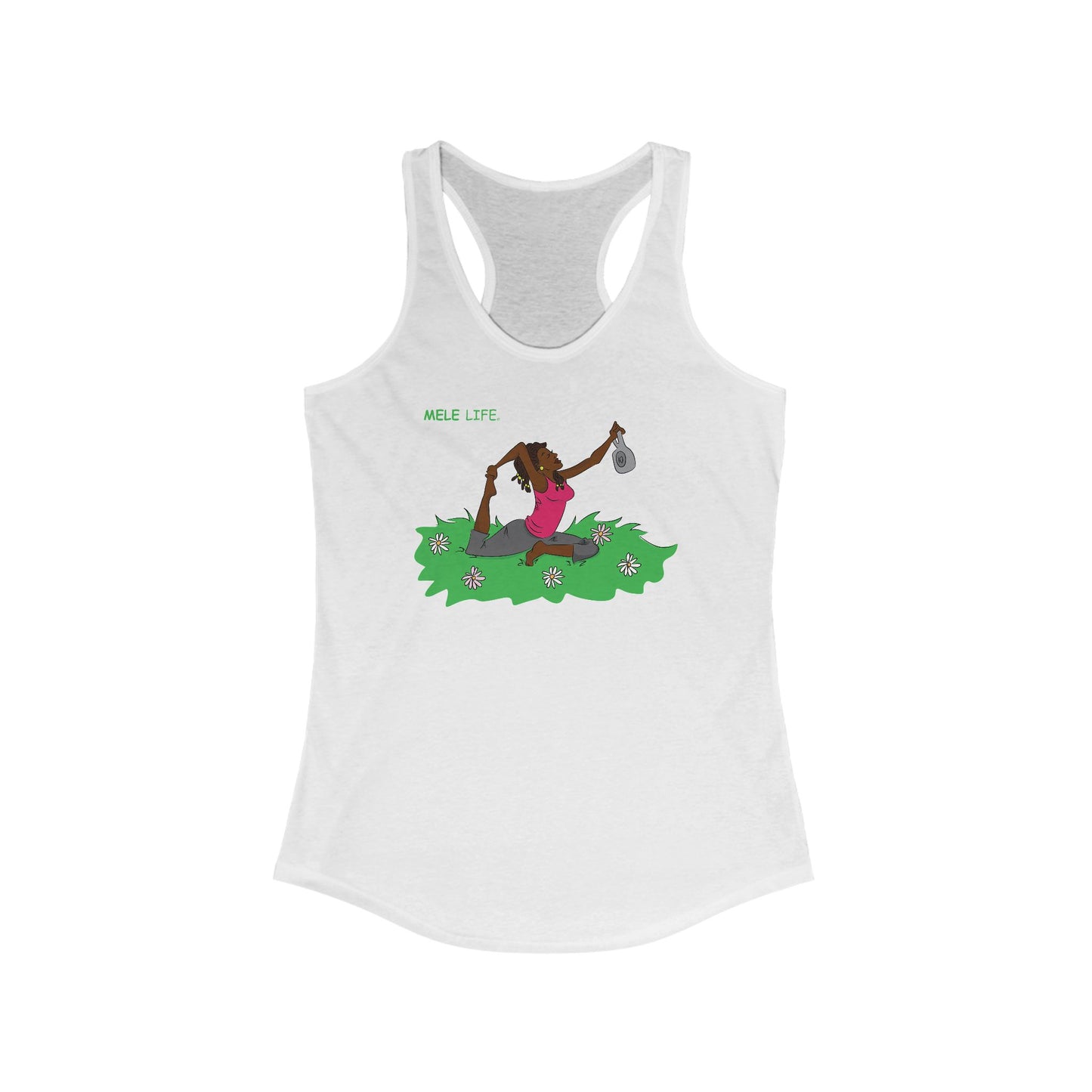 Women's Racerback Tank - Yoga Lady2