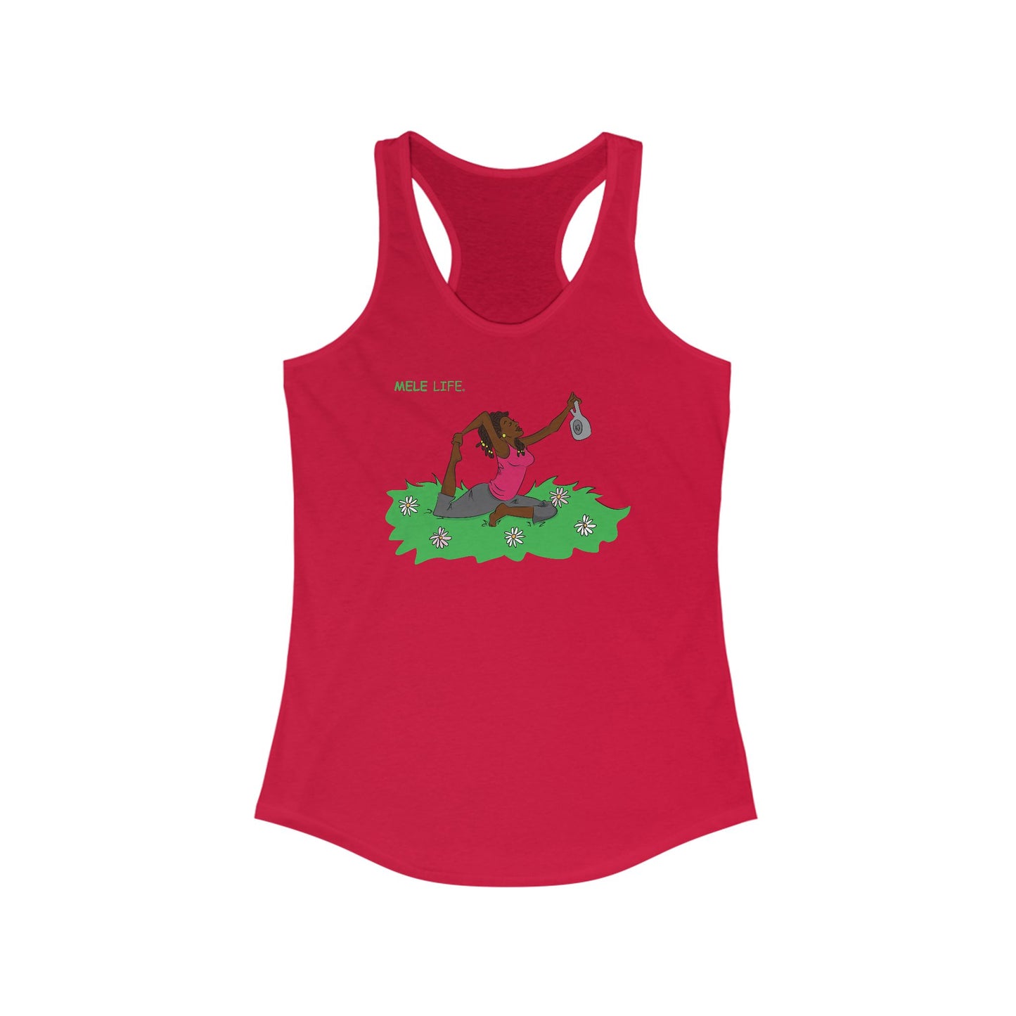 Women's Racerback Tank - Yoga Lady2