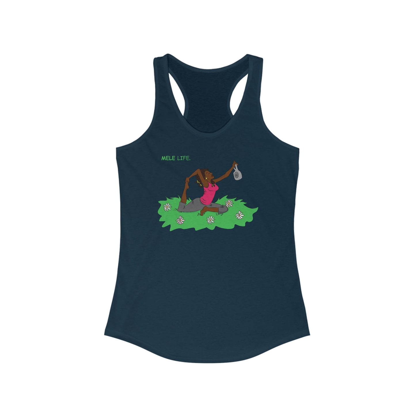 Women's Racerback Tank - Yoga Lady2