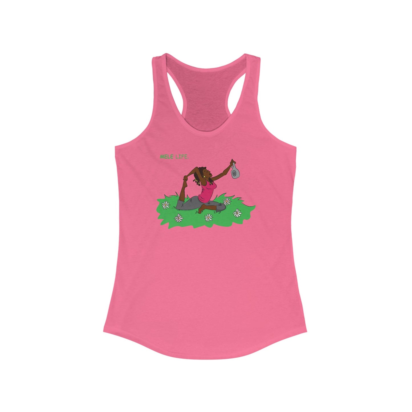 Women's Racerback Tank - Yoga Lady2