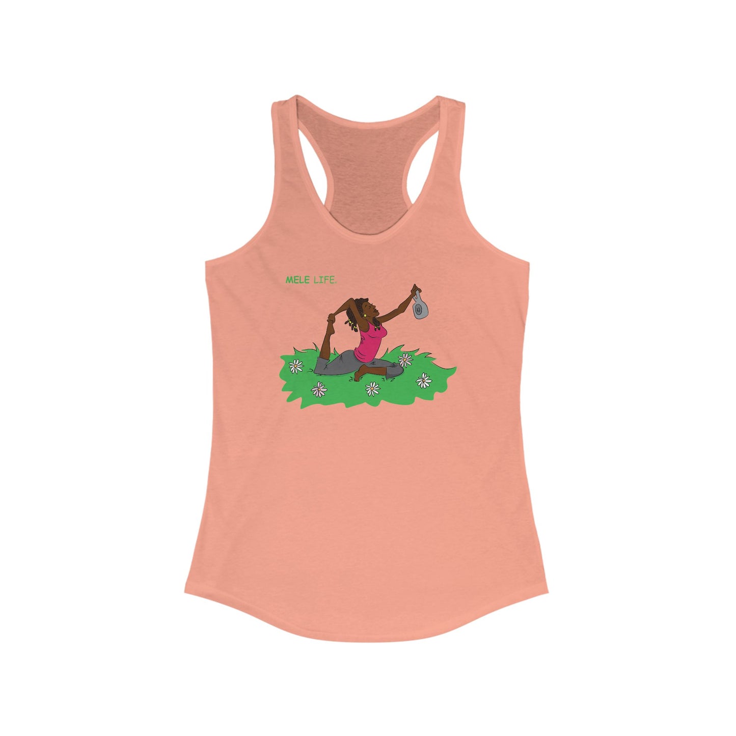 Women's Racerback Tank - Yoga Lady2