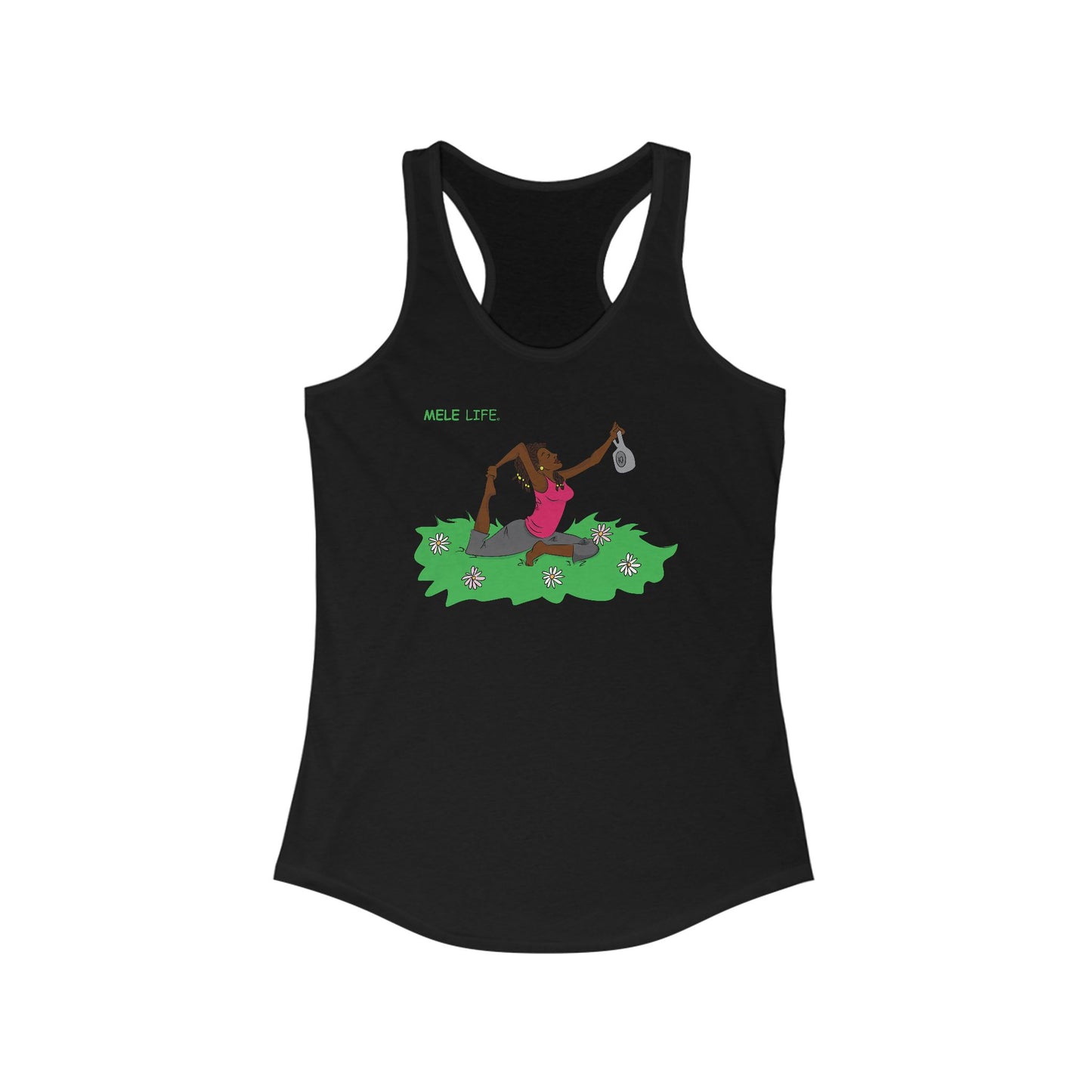 Women's Racerback Tank - Yoga Lady2