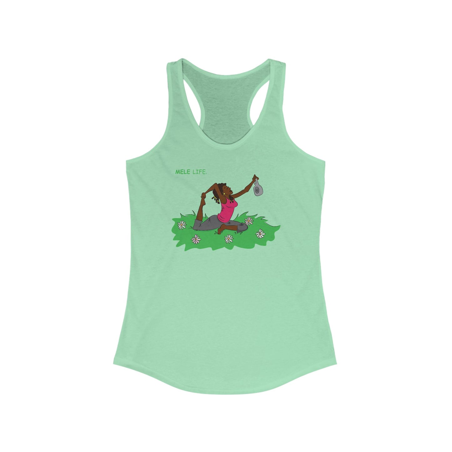 Women's Racerback Tank - Yoga Lady2