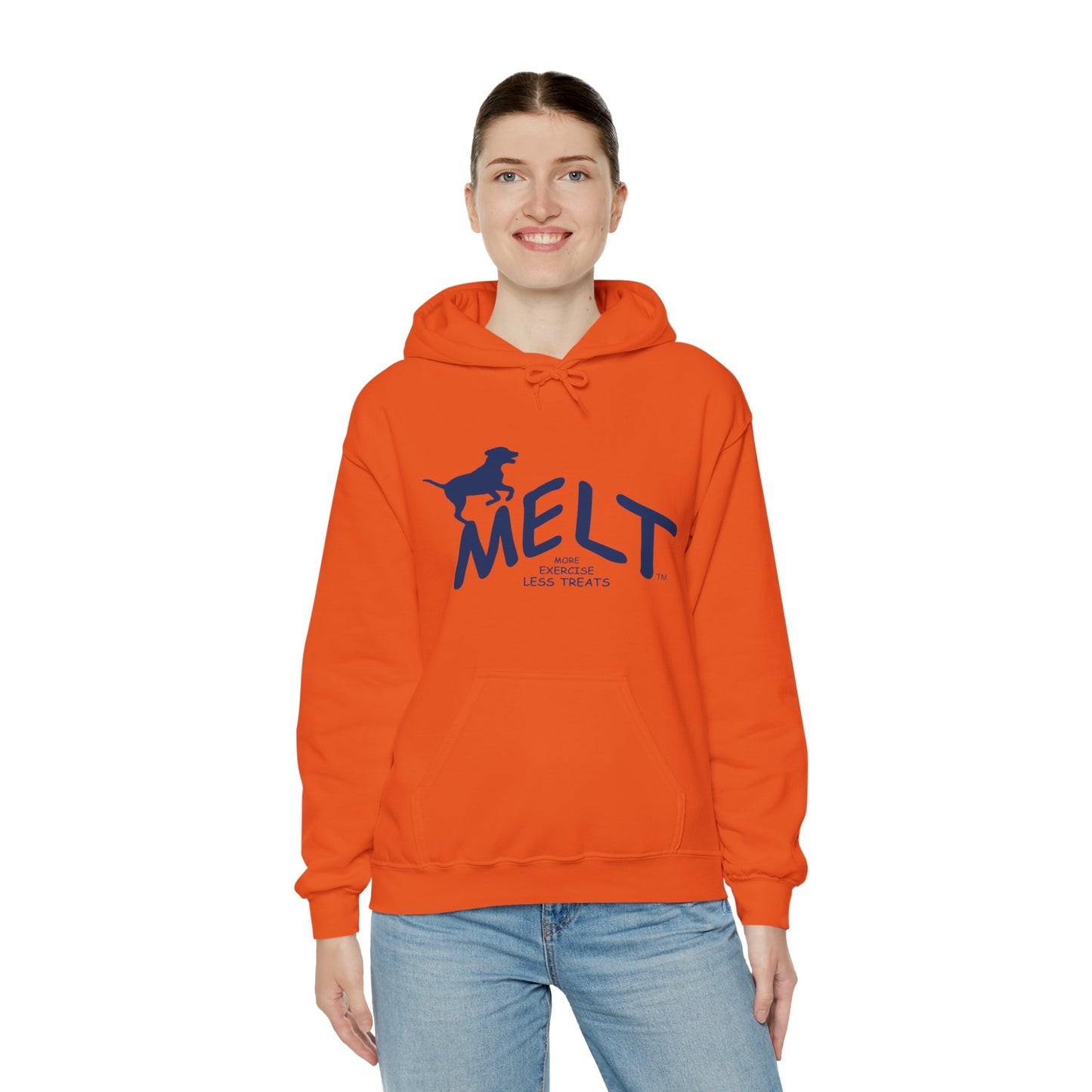 Hooded Sweatshirt (unisex) - MELT   (blue)