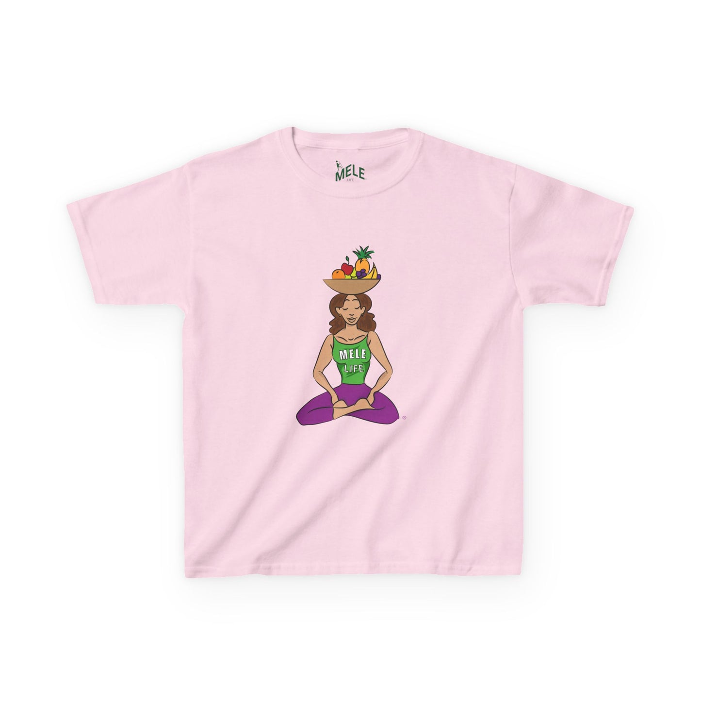 Kids Tee - Yoga Lady 1