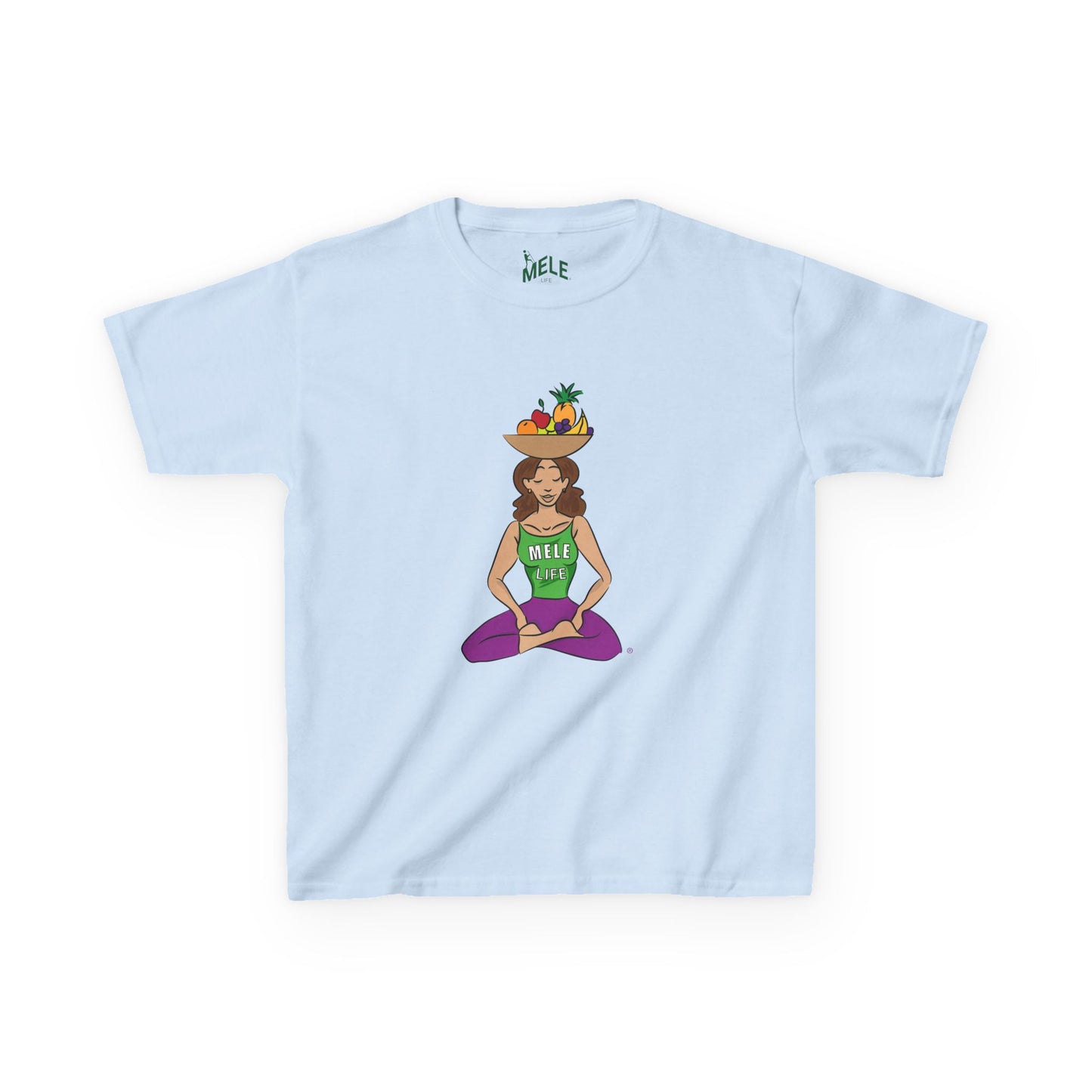 Kids Tee - Yoga Lady 1
