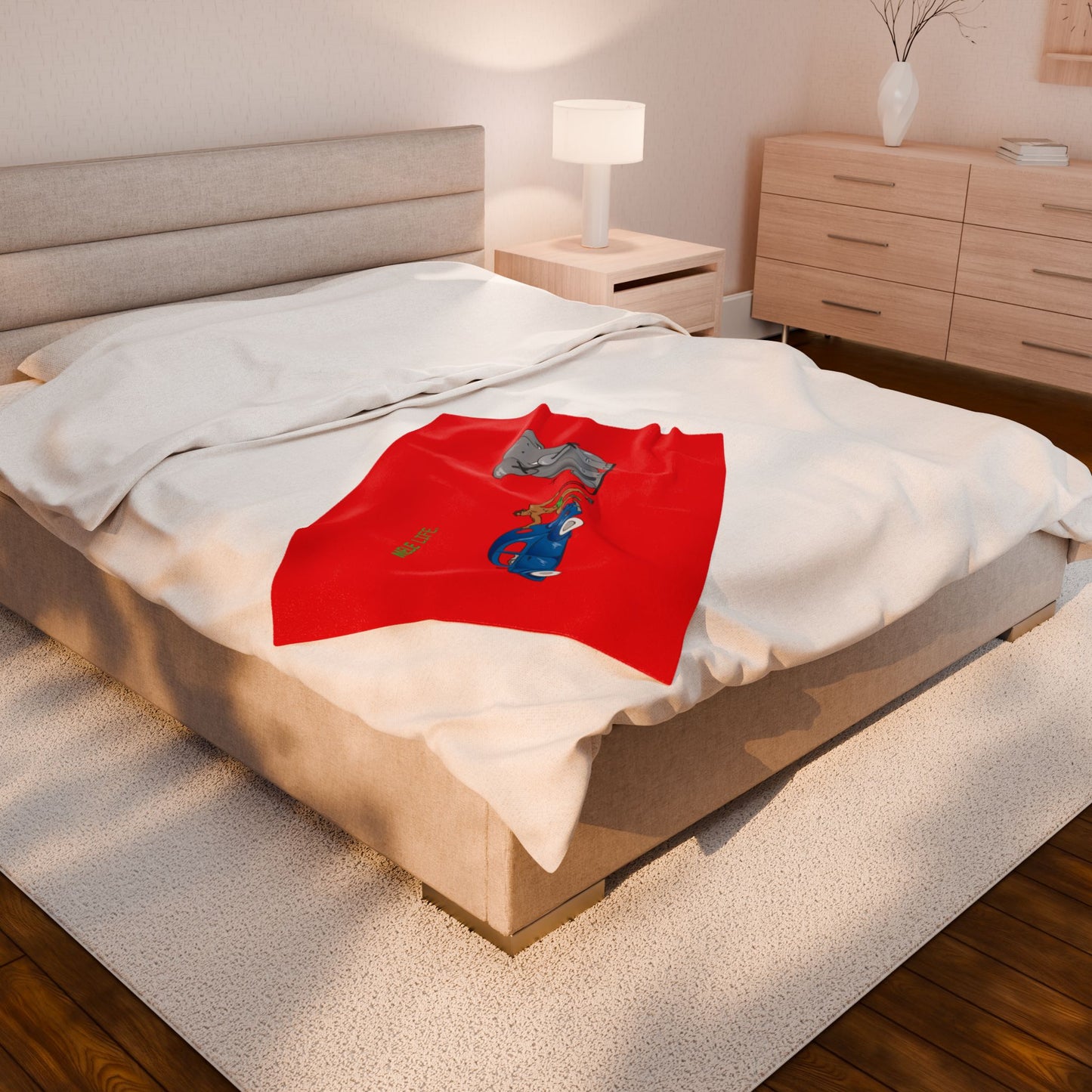 Blanket  - Strong Brown Man  (red)