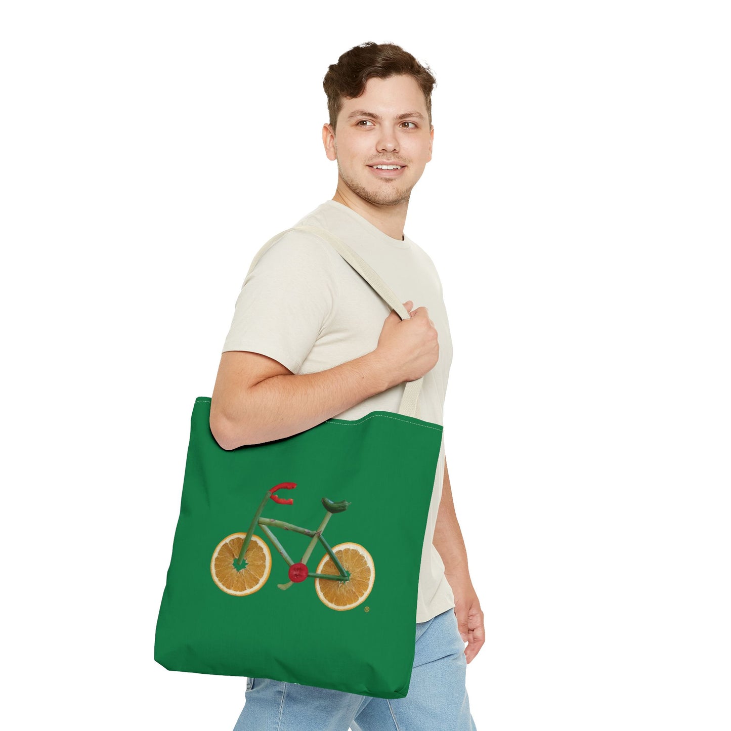 Tote Bag - Veggie Bike  (green)