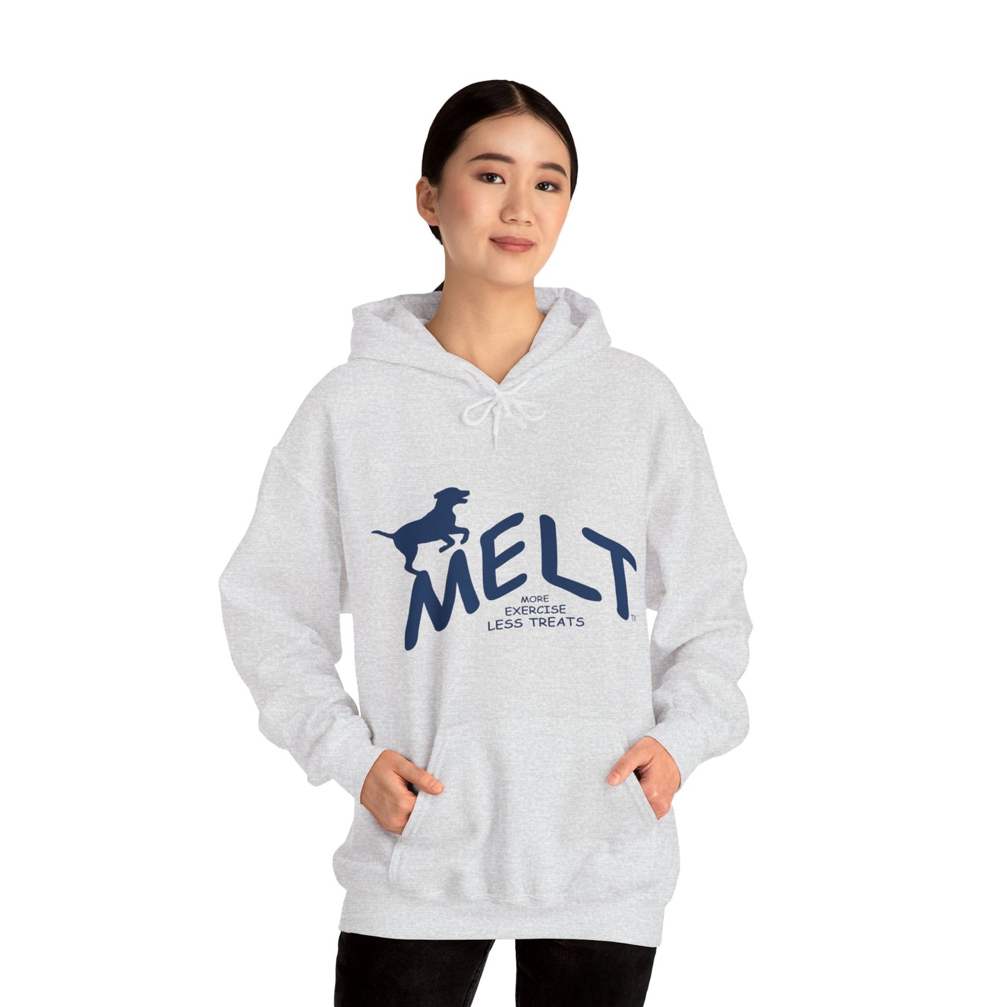 Hooded Sweatshirt (unisex) - MELT   (blue)