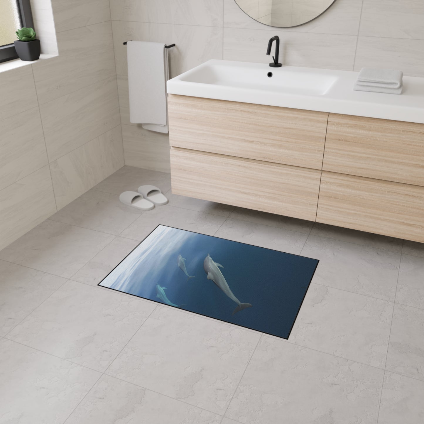 Floor Mat - Dolphins