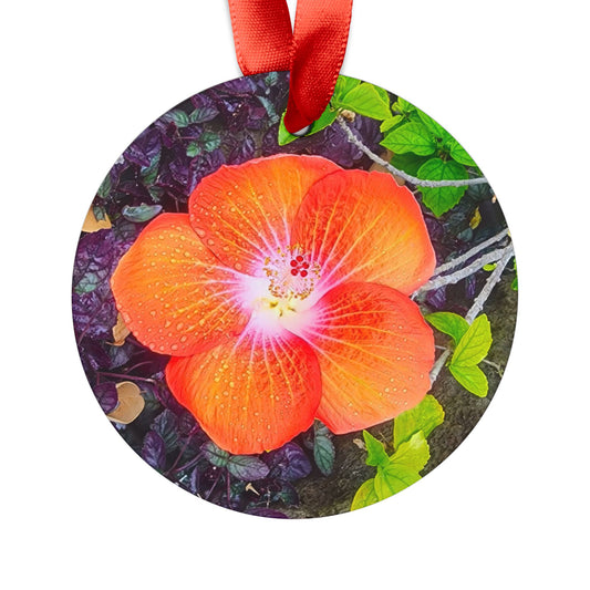 Holiday Ornament - Hawaiian Hibiscus Flower