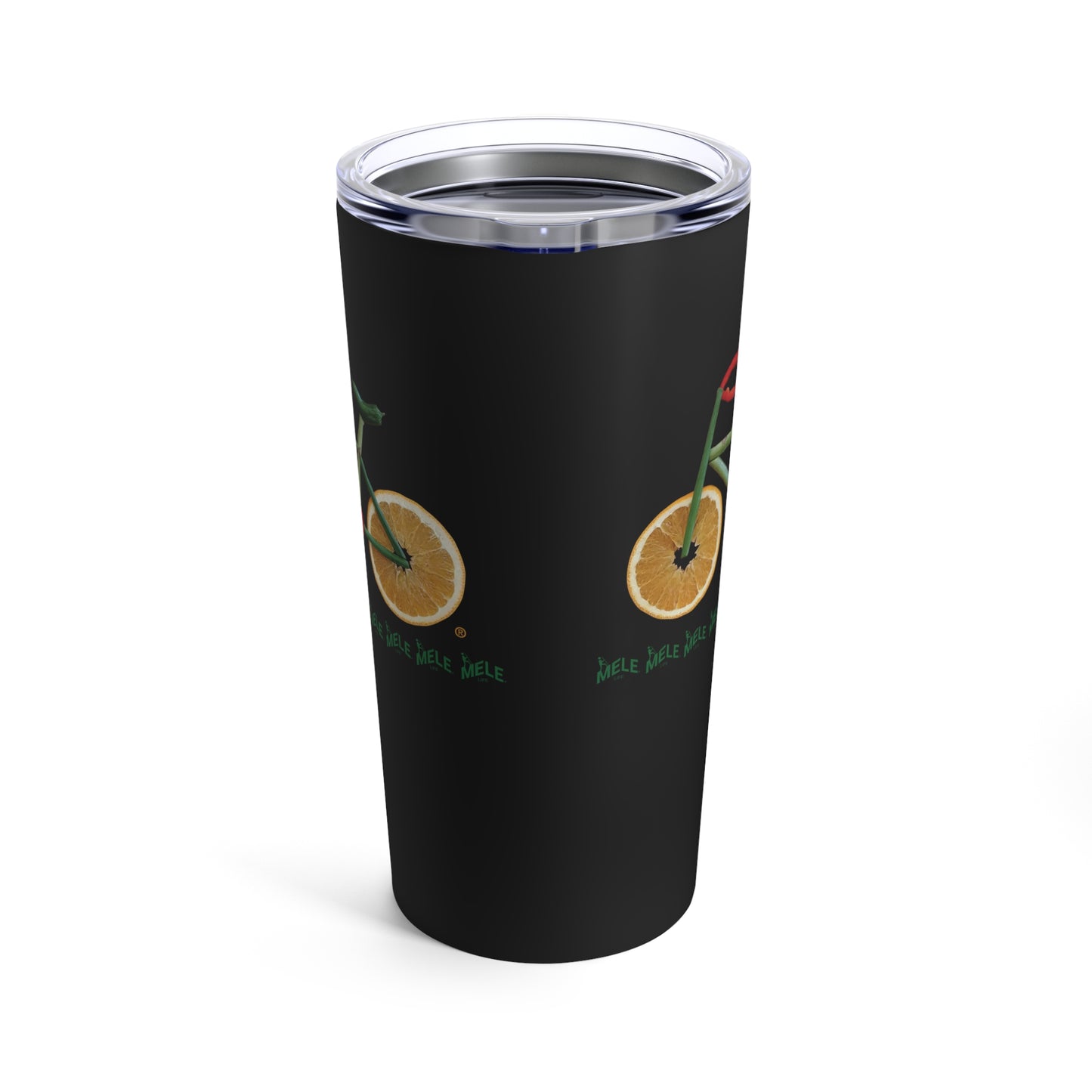 Tumbler 20oz - Veggie Bike   (black)