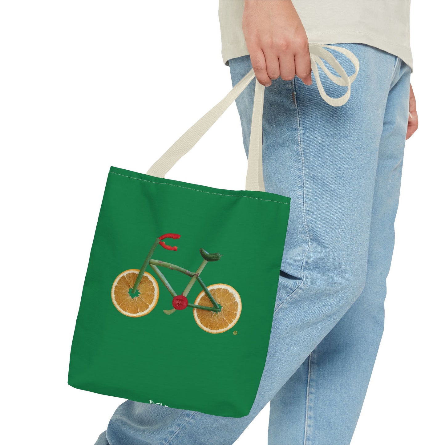 Tote Bag - Veggie Bike  (green)