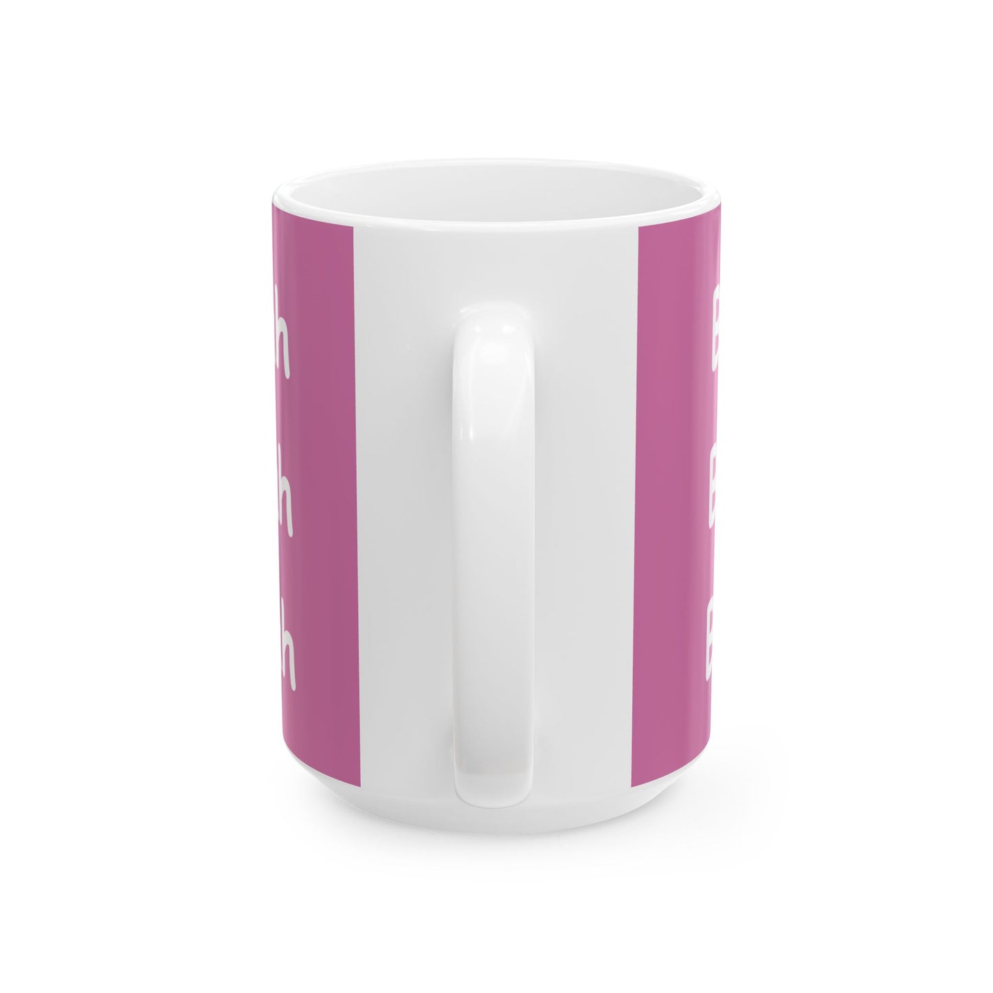 Coffee Mug (11oz/15oz) - Blah Blah Blah  (pink)