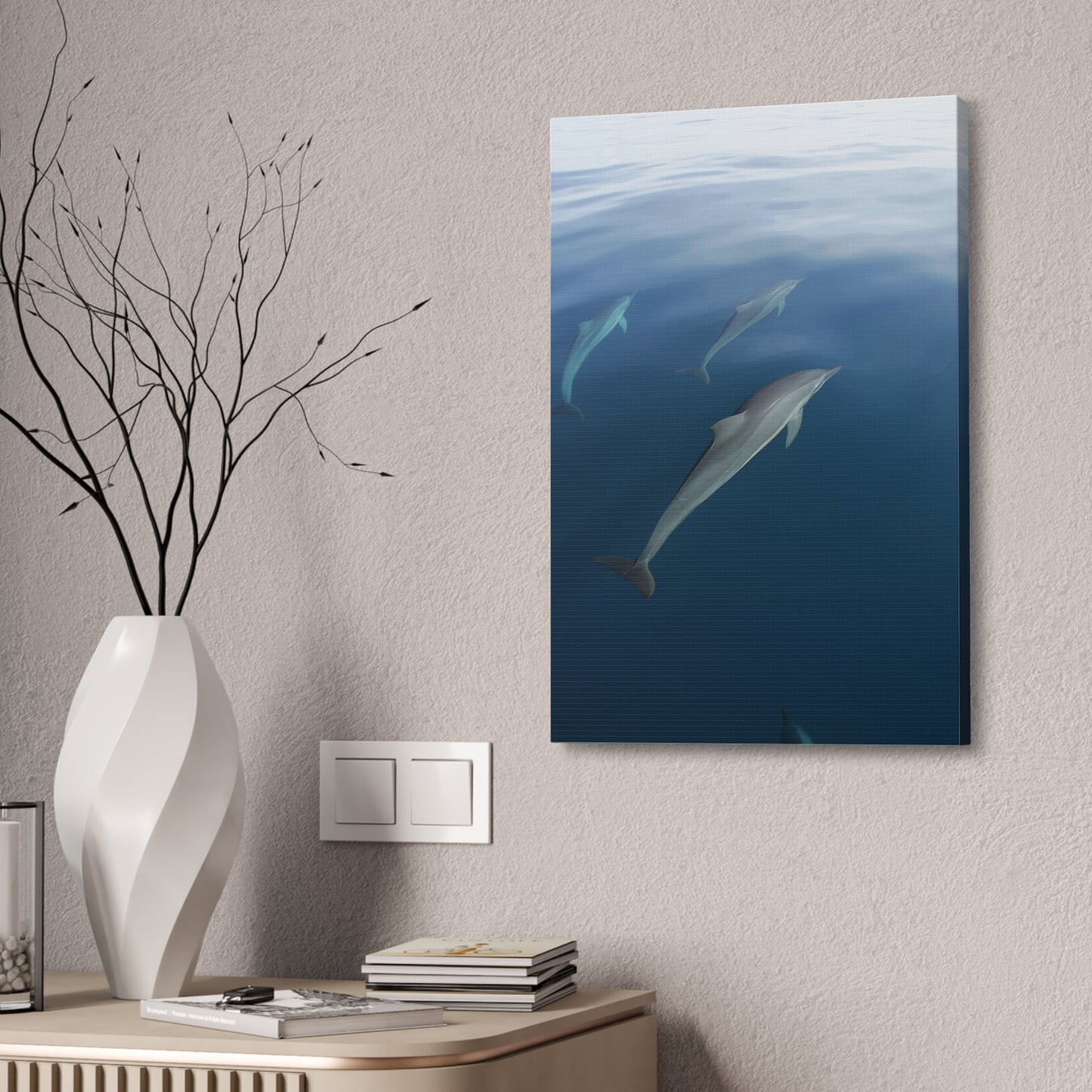 Canvas Wall Art - Dolphins