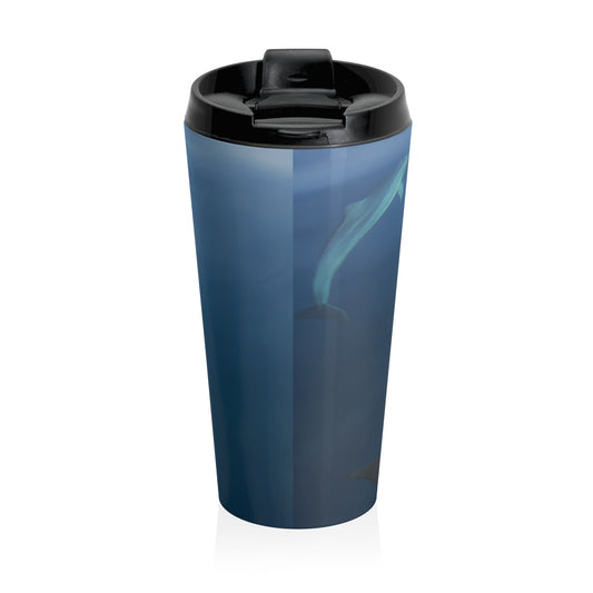 Travel Mug (15oz) - Dolphins