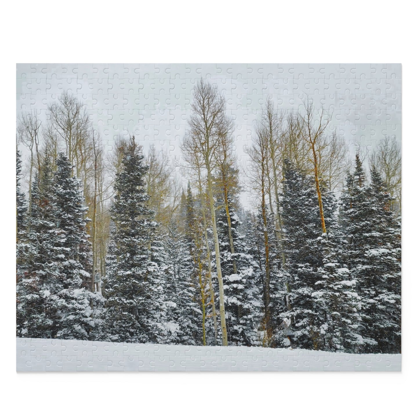 Puzzle - Forest Winterscape  (3 sizes)