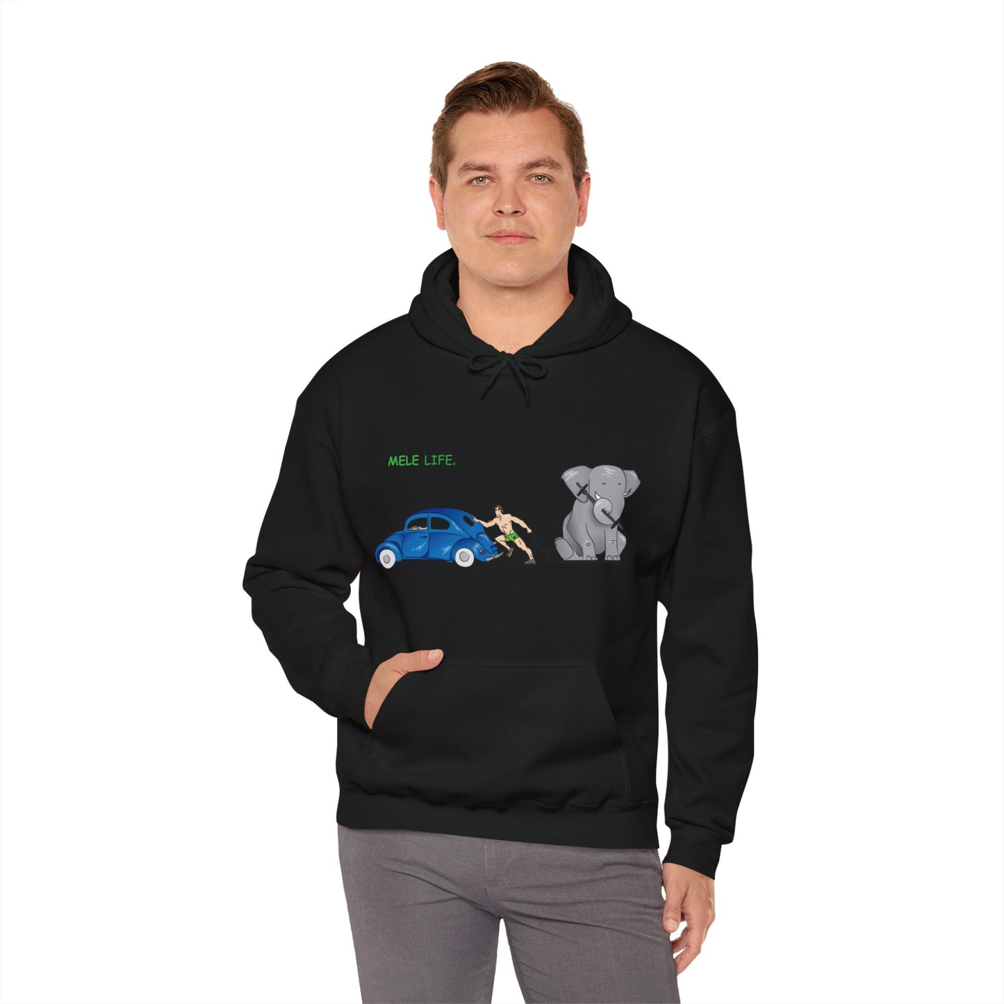 Hooded Sweatshirt (unisex) - Strong White Man  (color palette B)