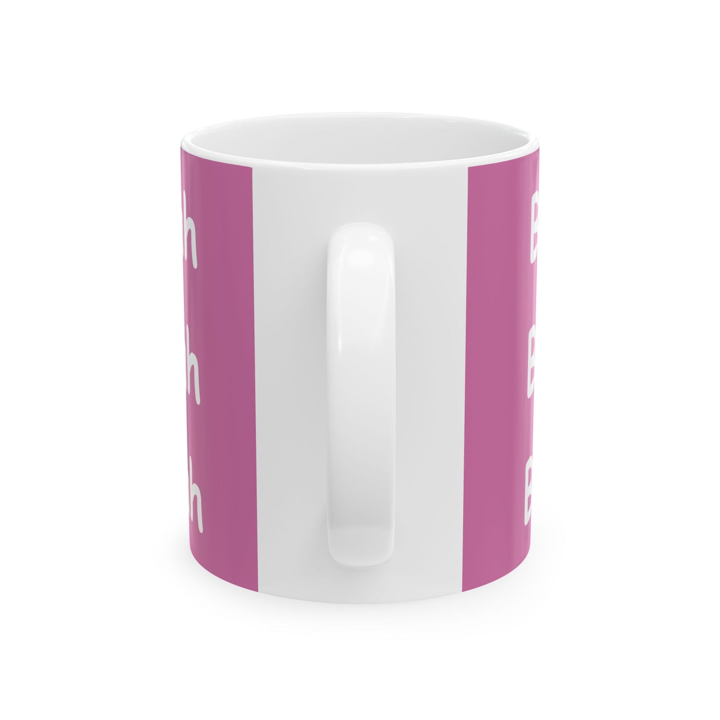 Coffee Mug (11oz/15oz) - Blah Blah Blah  (pink)