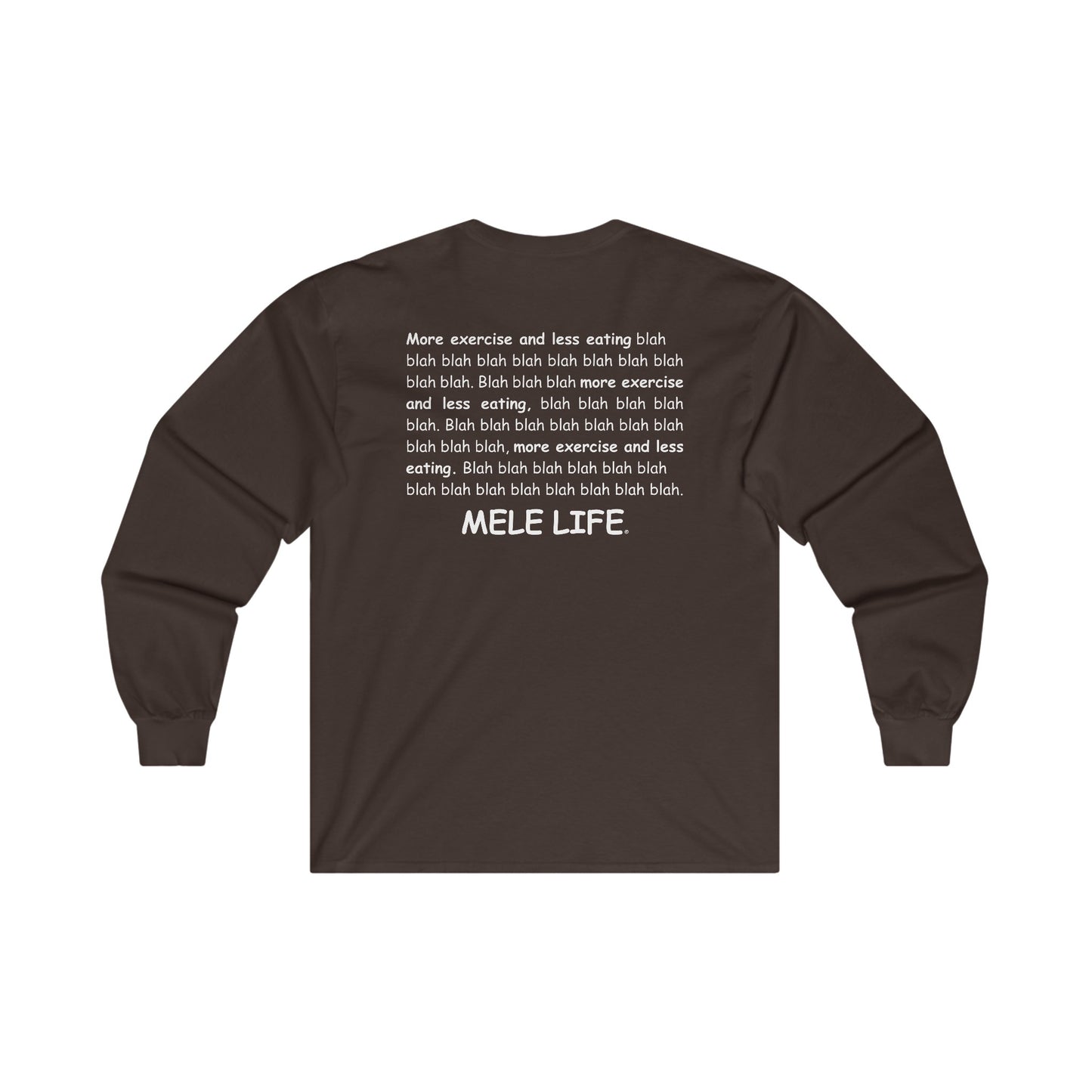 Long Sleeve Tee (unisex) - Self Discipline (white lettering)