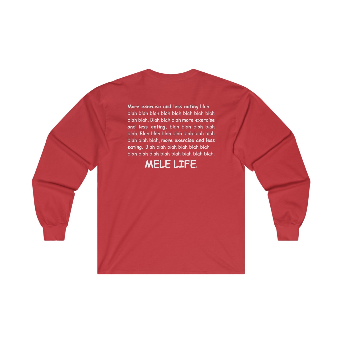 Long Sleeve Tee (unisex) - Self Discipline (white lettering)