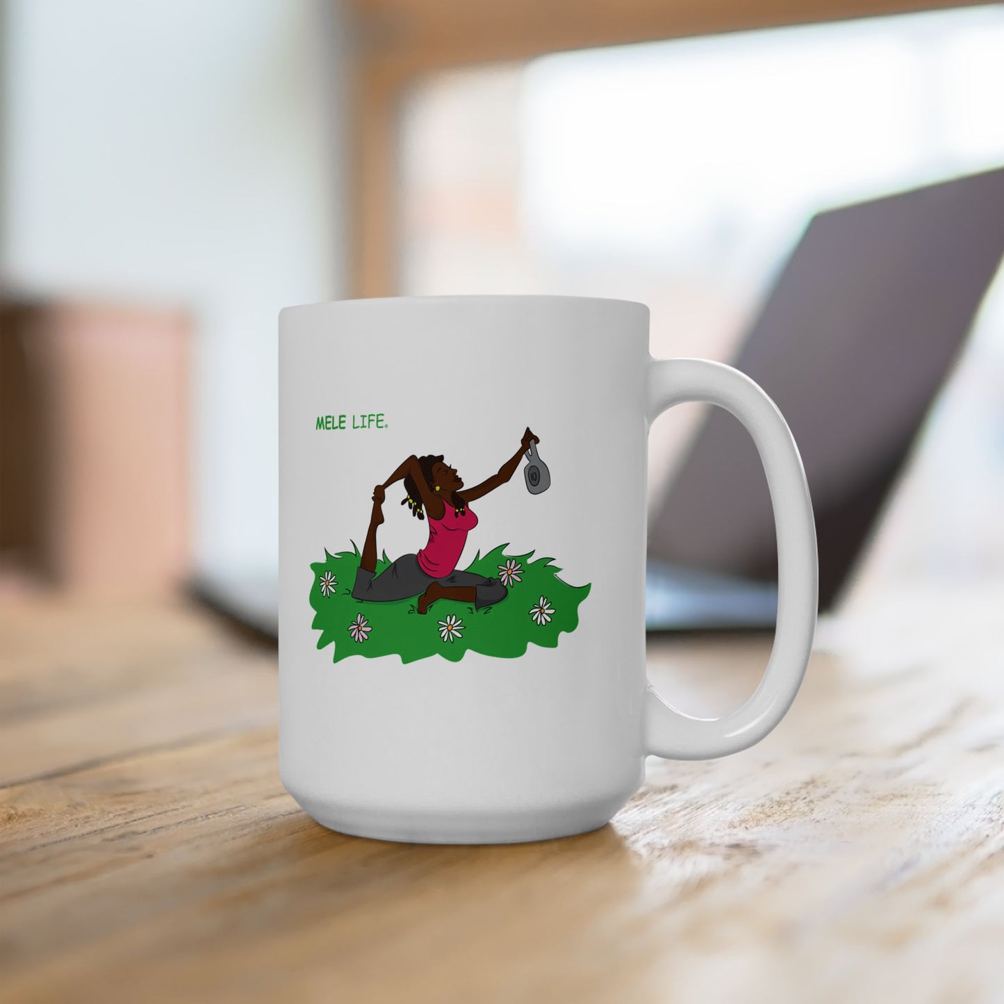 Coffee Mug (11oz/15oz) - Yoga Lady 2