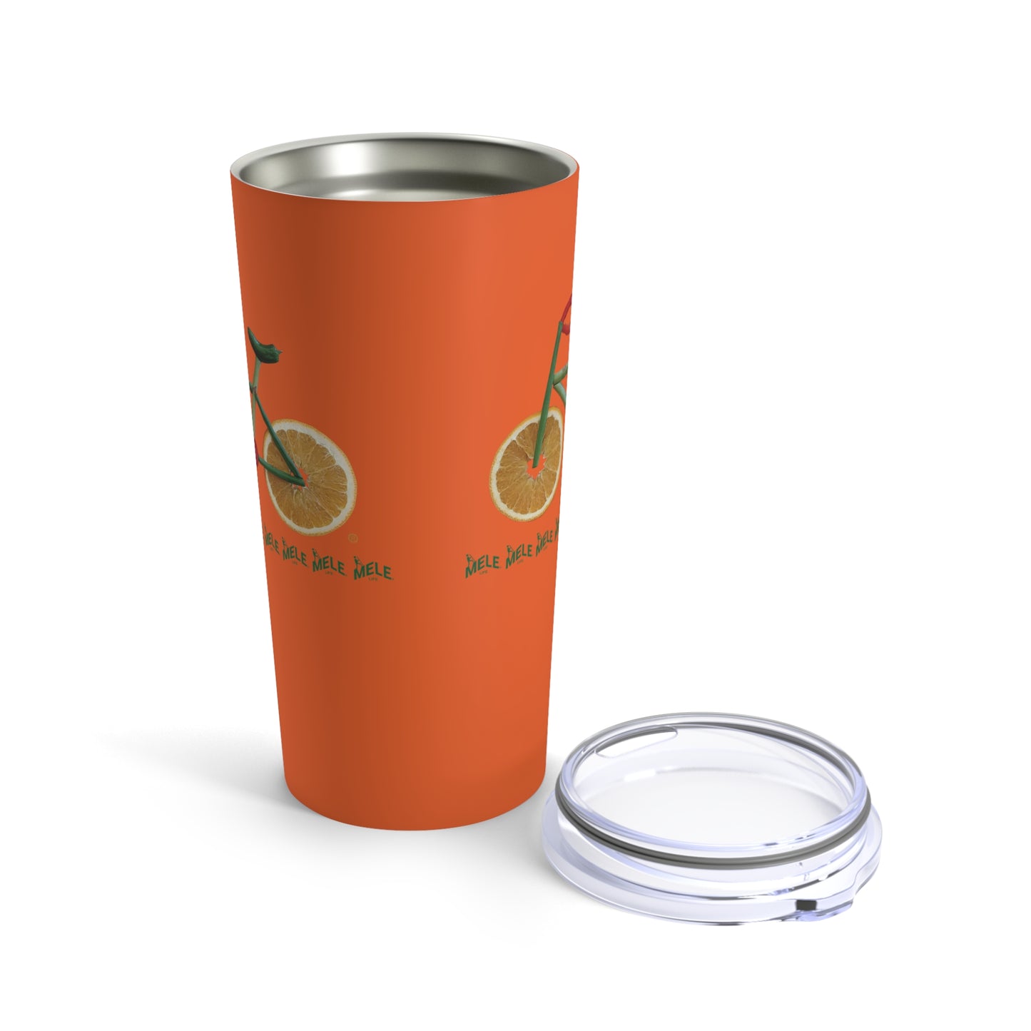 Tumbler 20oz - Veggie Bike   (orange)