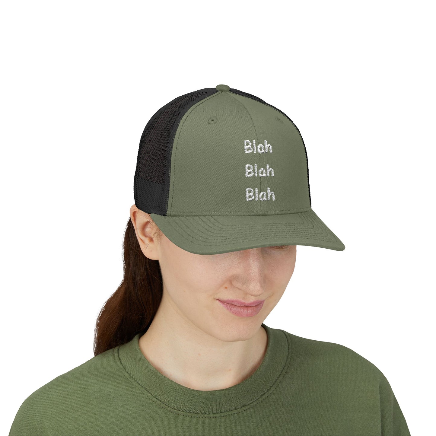 Baseball Cap (Snapback Trucker style) - Blah Blah Blah