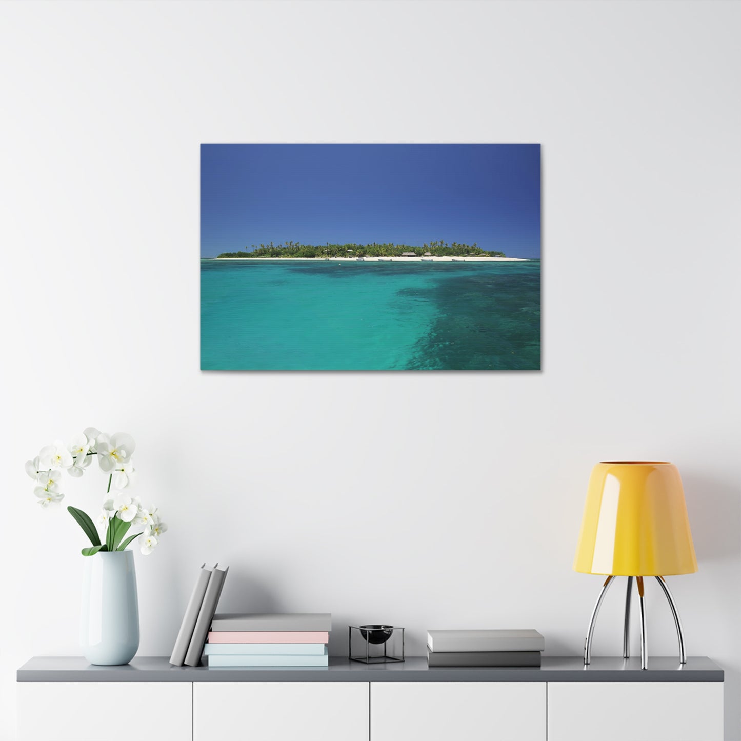 Canvas Wall Art - Tropical Island (Fiji)