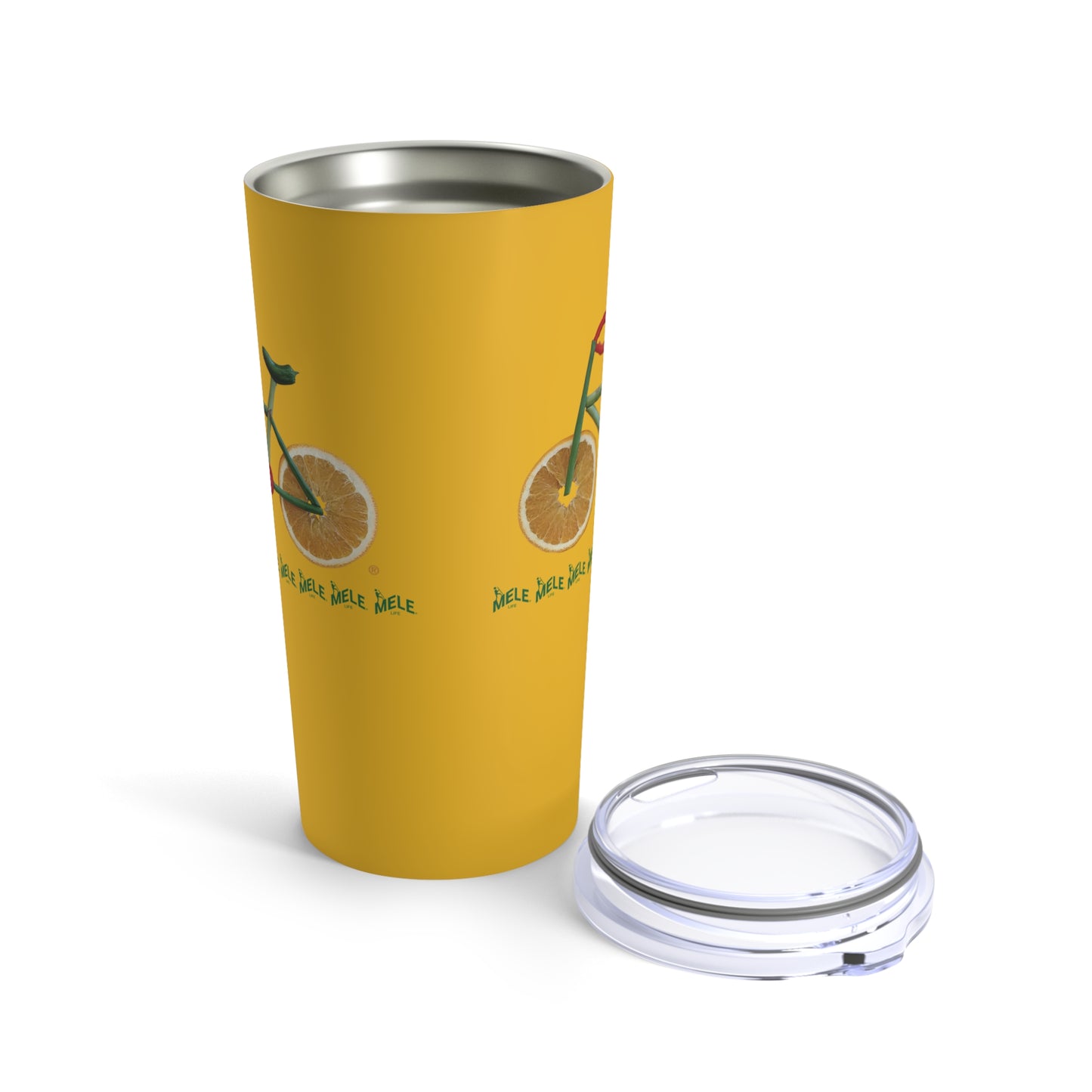 Tumbler 20oz - Veggie Bike   (yellow)