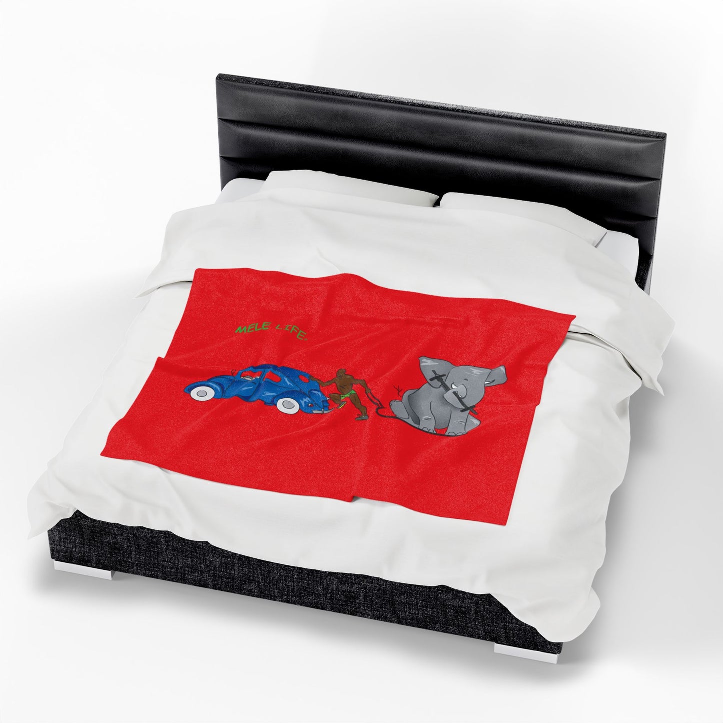 Blanket  - Strong Black Man  (red)