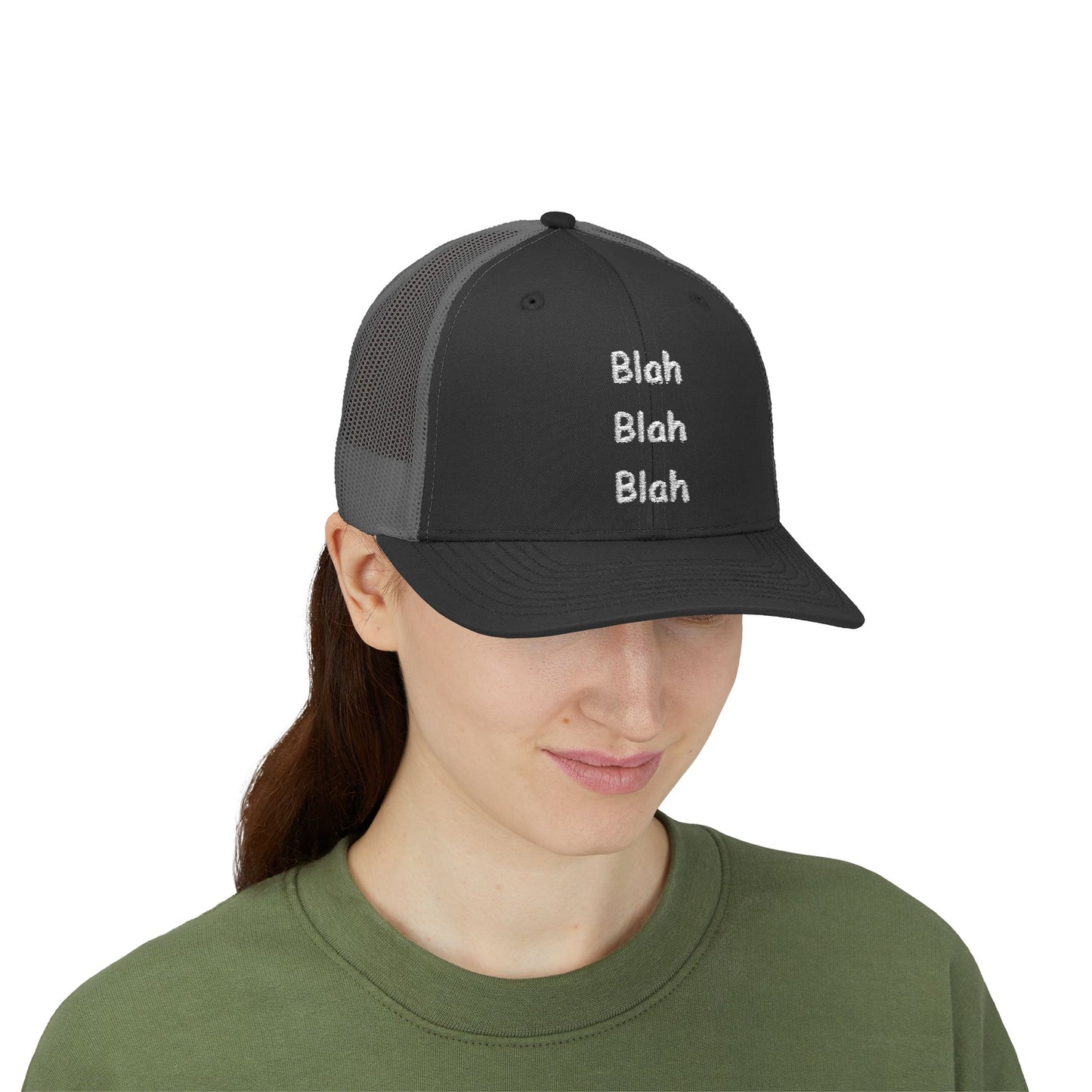 Baseball Cap (Snapback Trucker style) - Blah Blah Blah