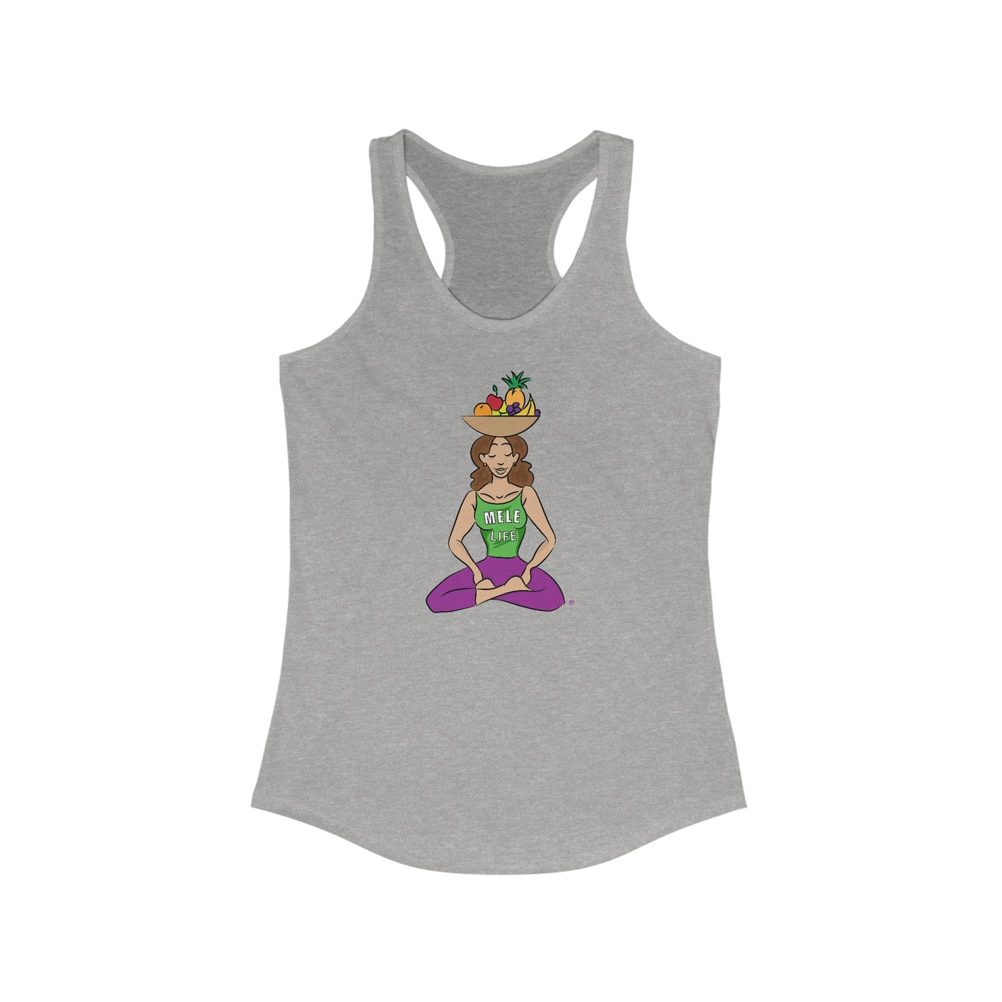 Women's Racerback Tank - Yoga Lady1