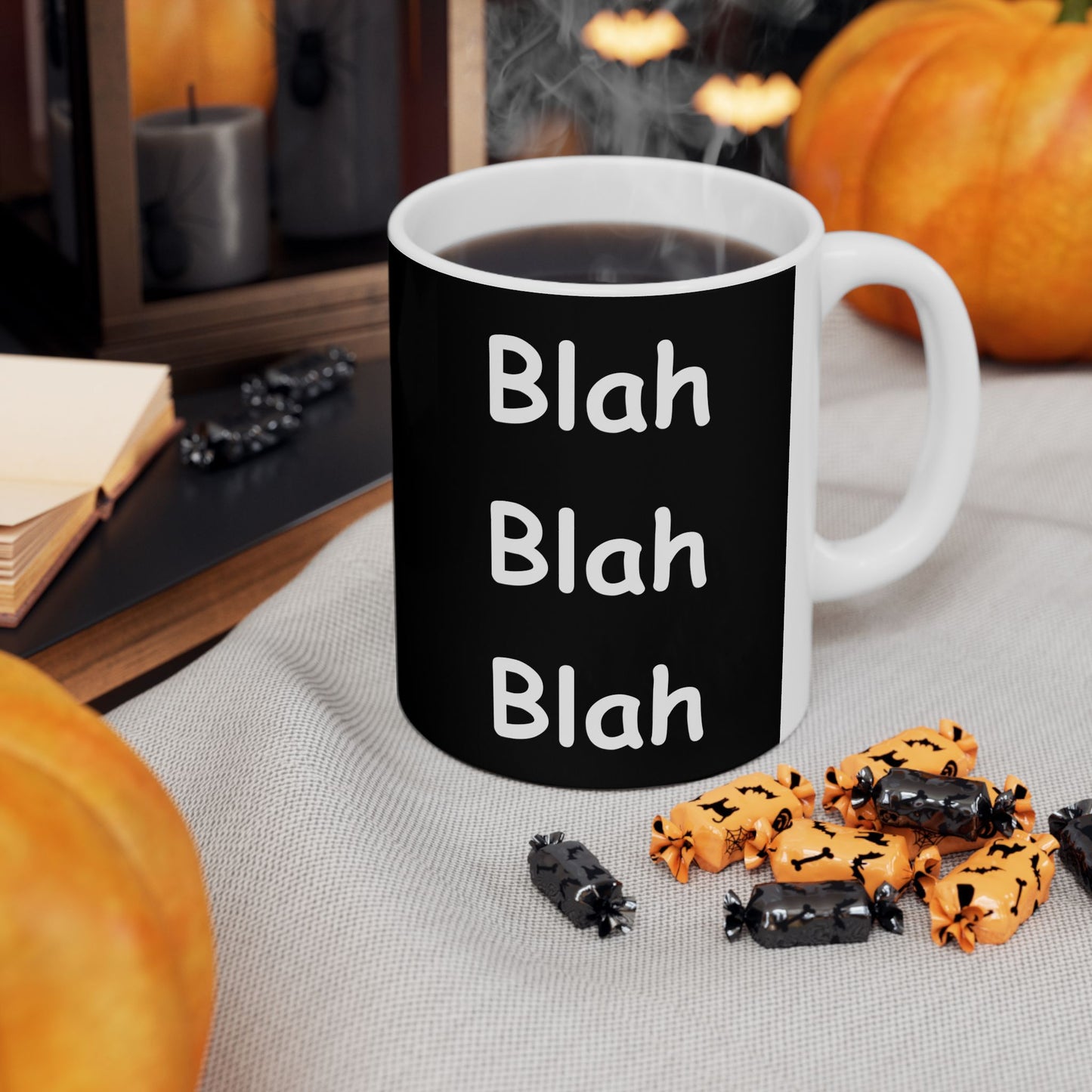 Coffee Mug (11oz/15oz) - Blah Blah Blah  (black)