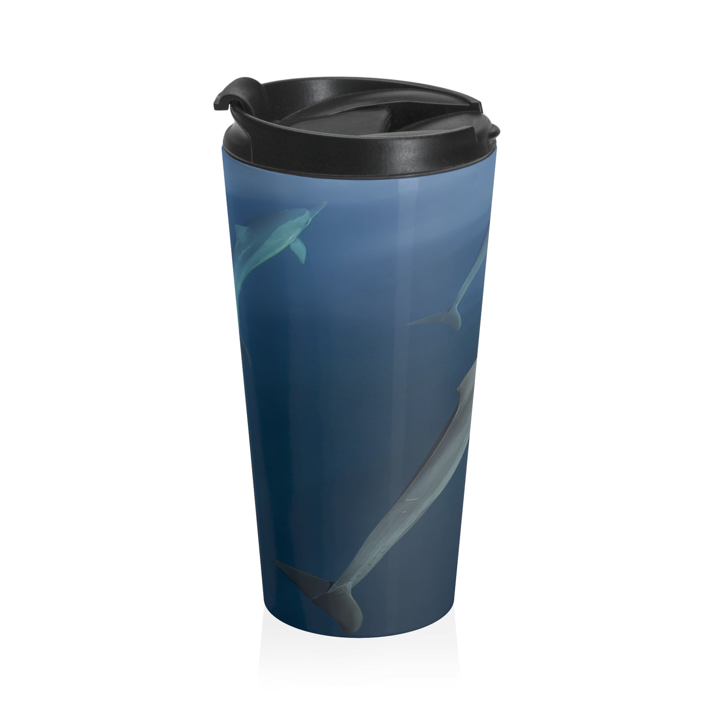 Travel Mug (15oz) - Dolphins