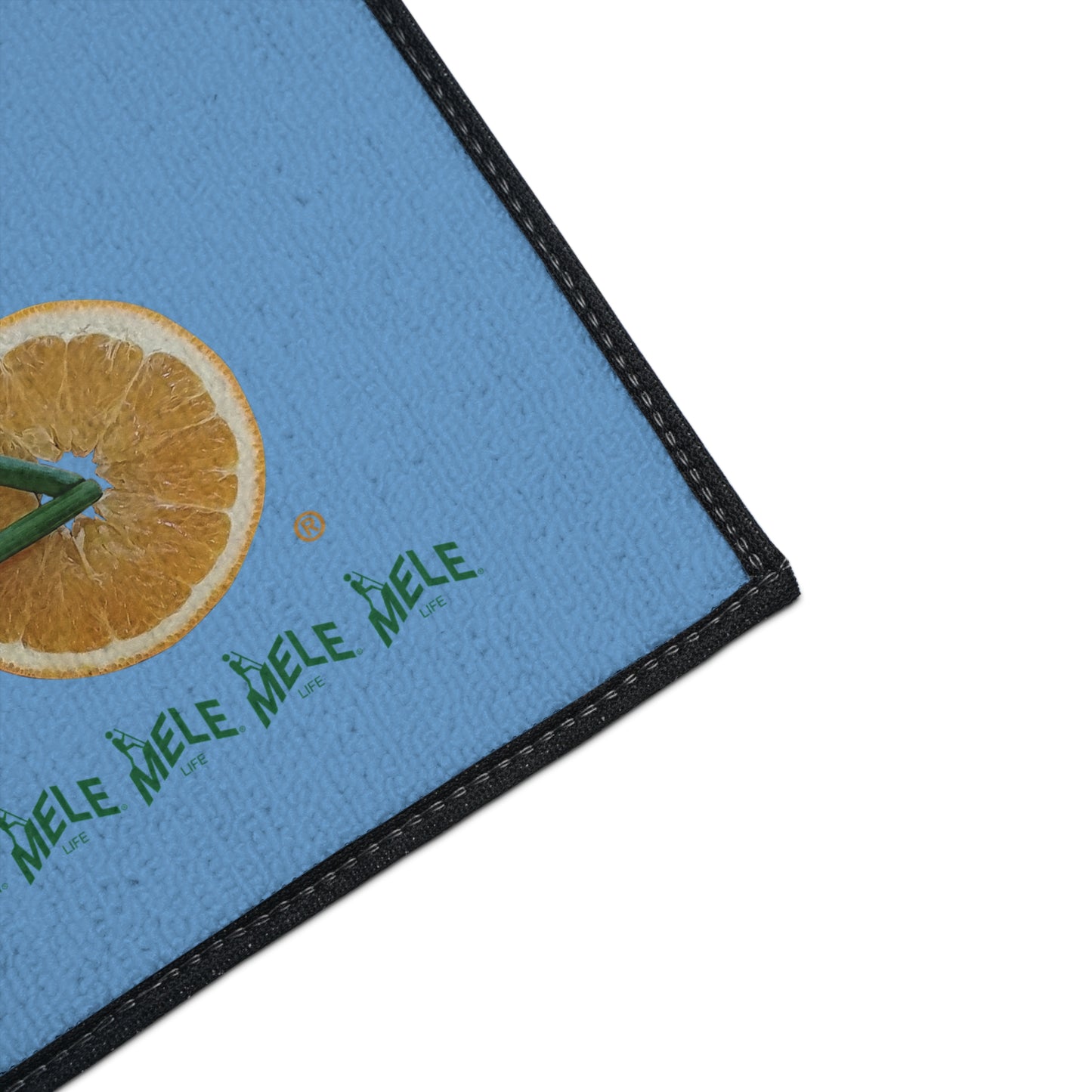 Floor Mat - Veggie Bike  (blue)