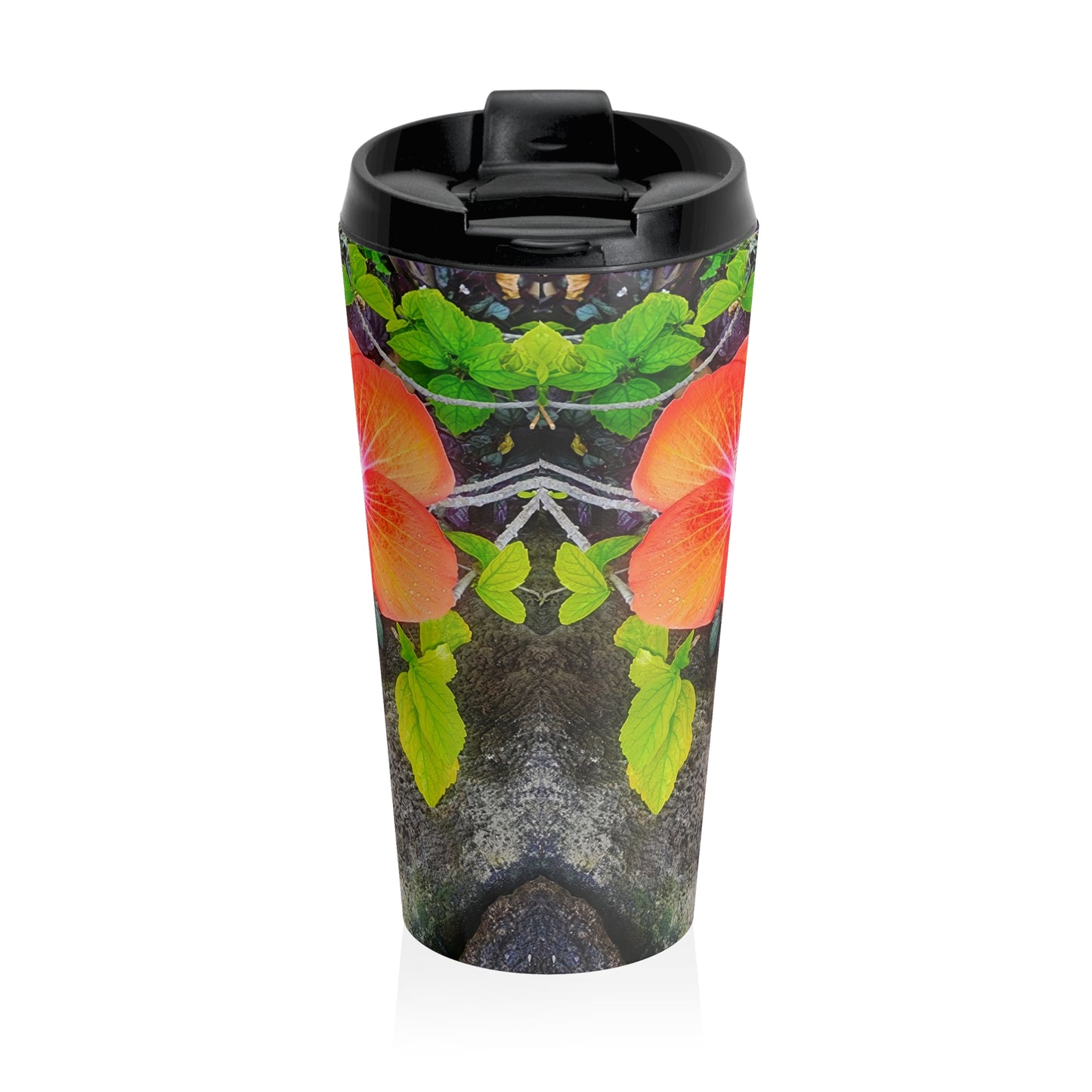 Travel Mug (15oz) - Hawaiian Hibiscus Flower