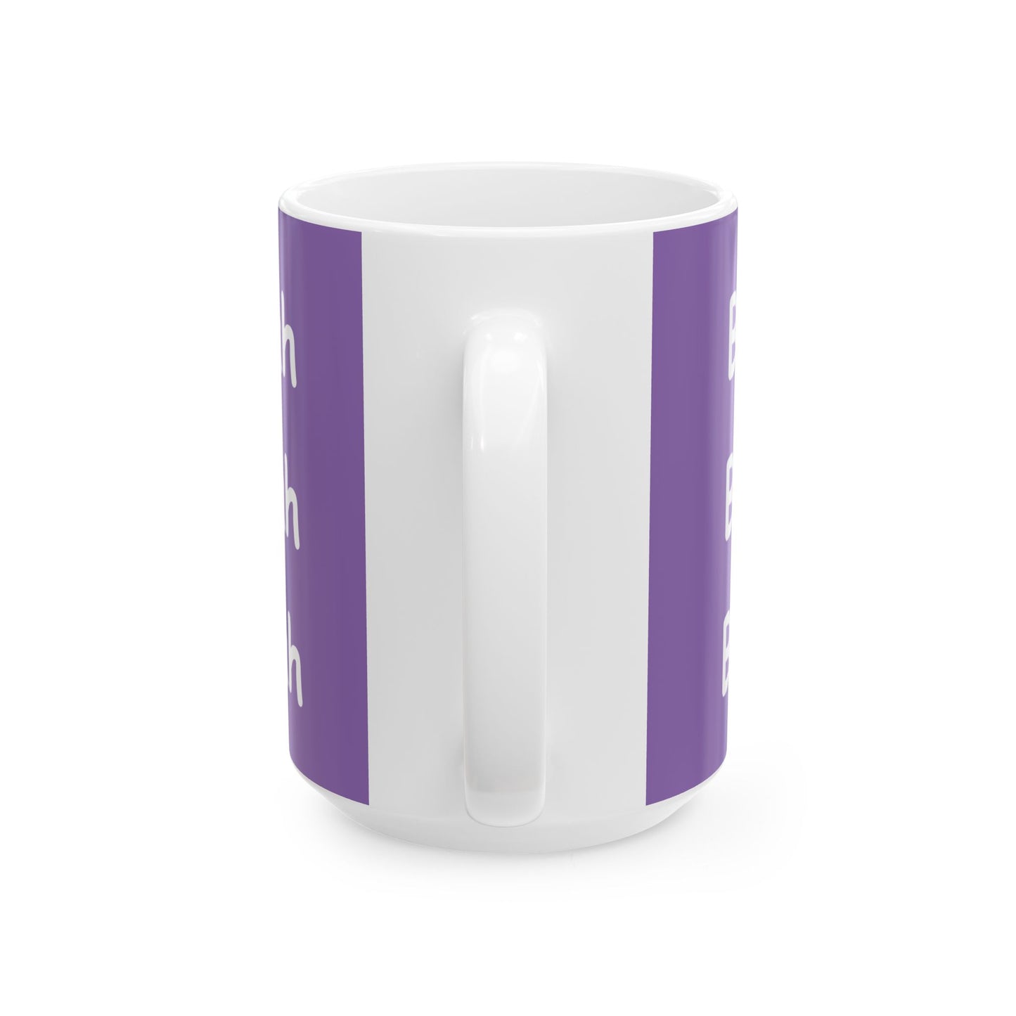 Coffee Mug (11oz/15oz) - Blah Blah Blah  (purple)