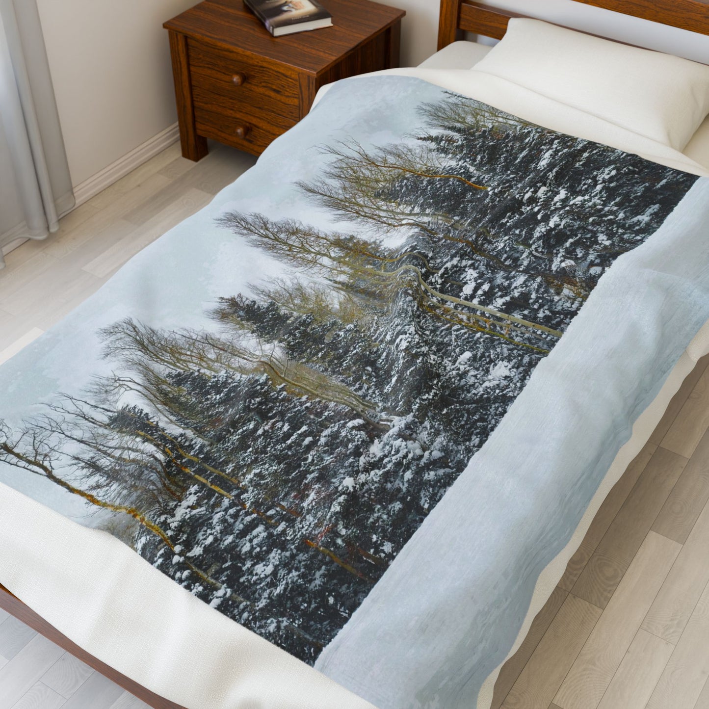 Blanket  - Forest Winterscape