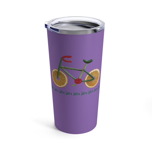 Tumbler 20oz - Veggie Bike   (purple)