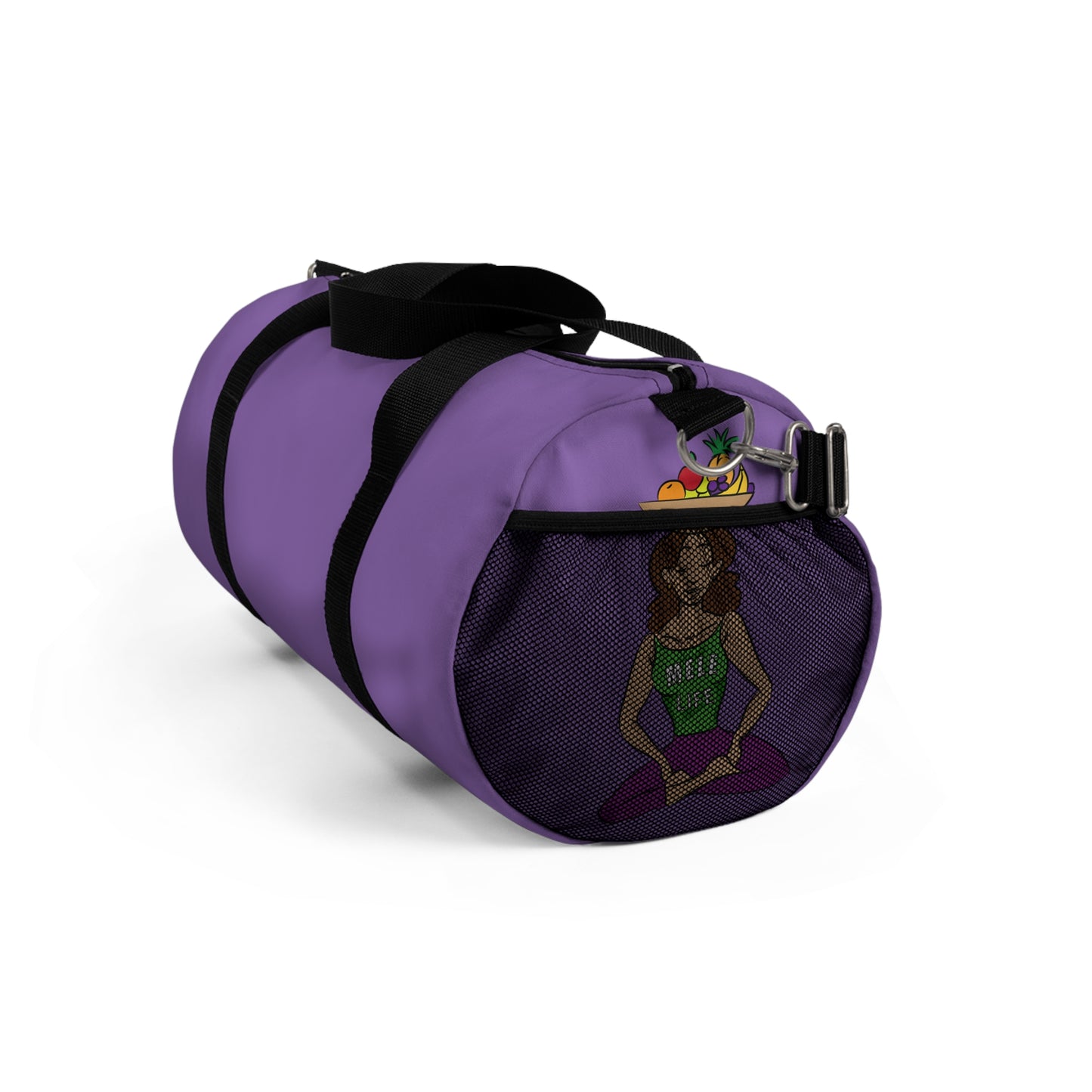 Duffel Bag - Yoga Lady 1  (purple)