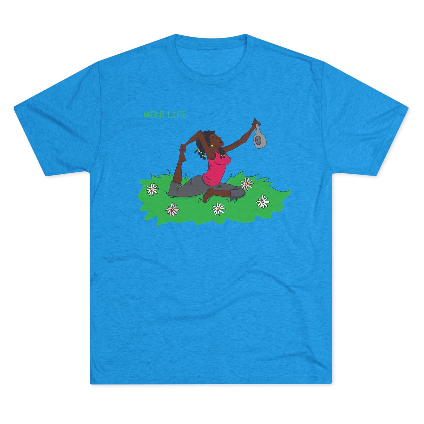 Triblend Tee (unisex) - Yoga Lady2