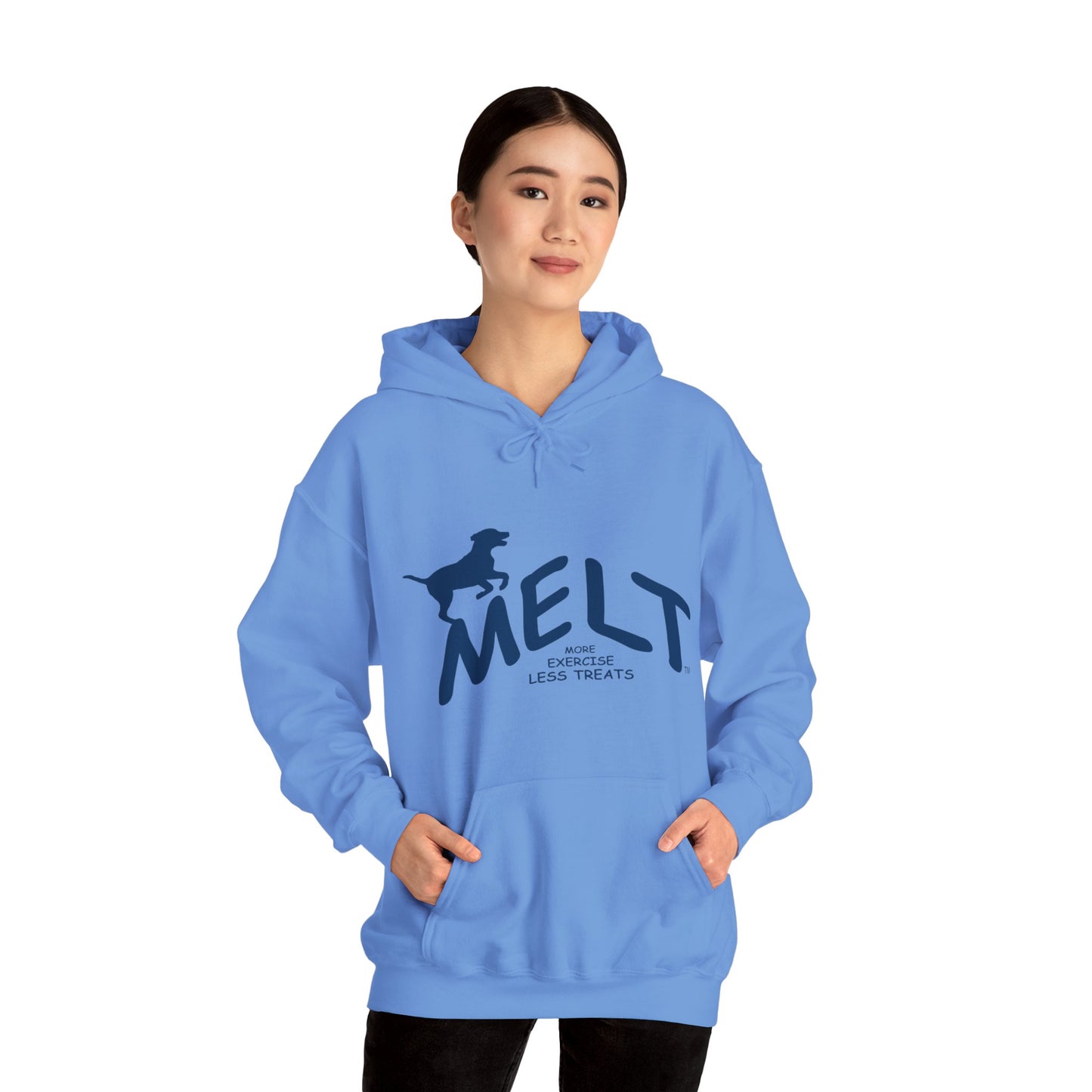 Hooded Sweatshirt (unisex) - MELT   (blue)