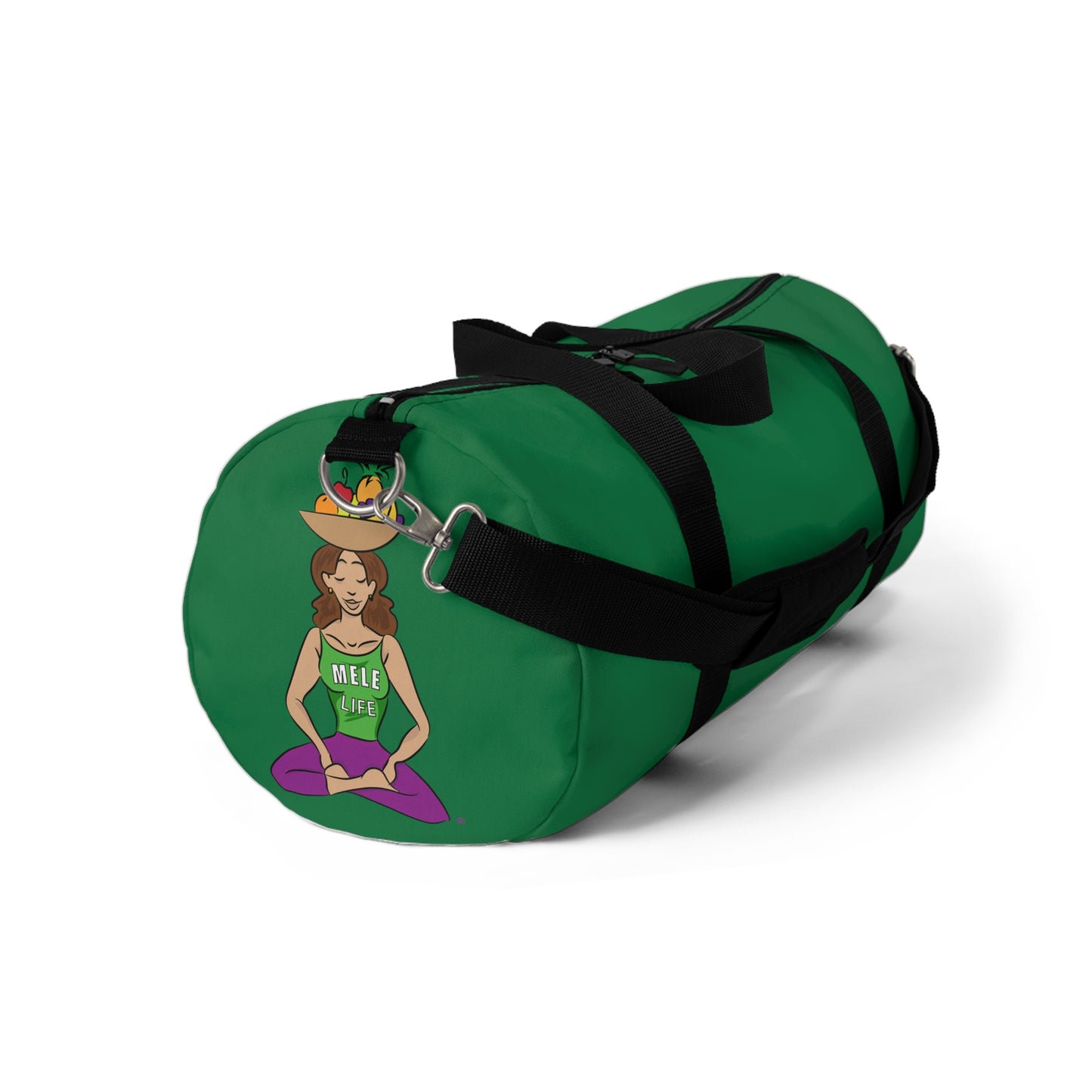 Duffel Bag - Yoga Lady 1  (green)