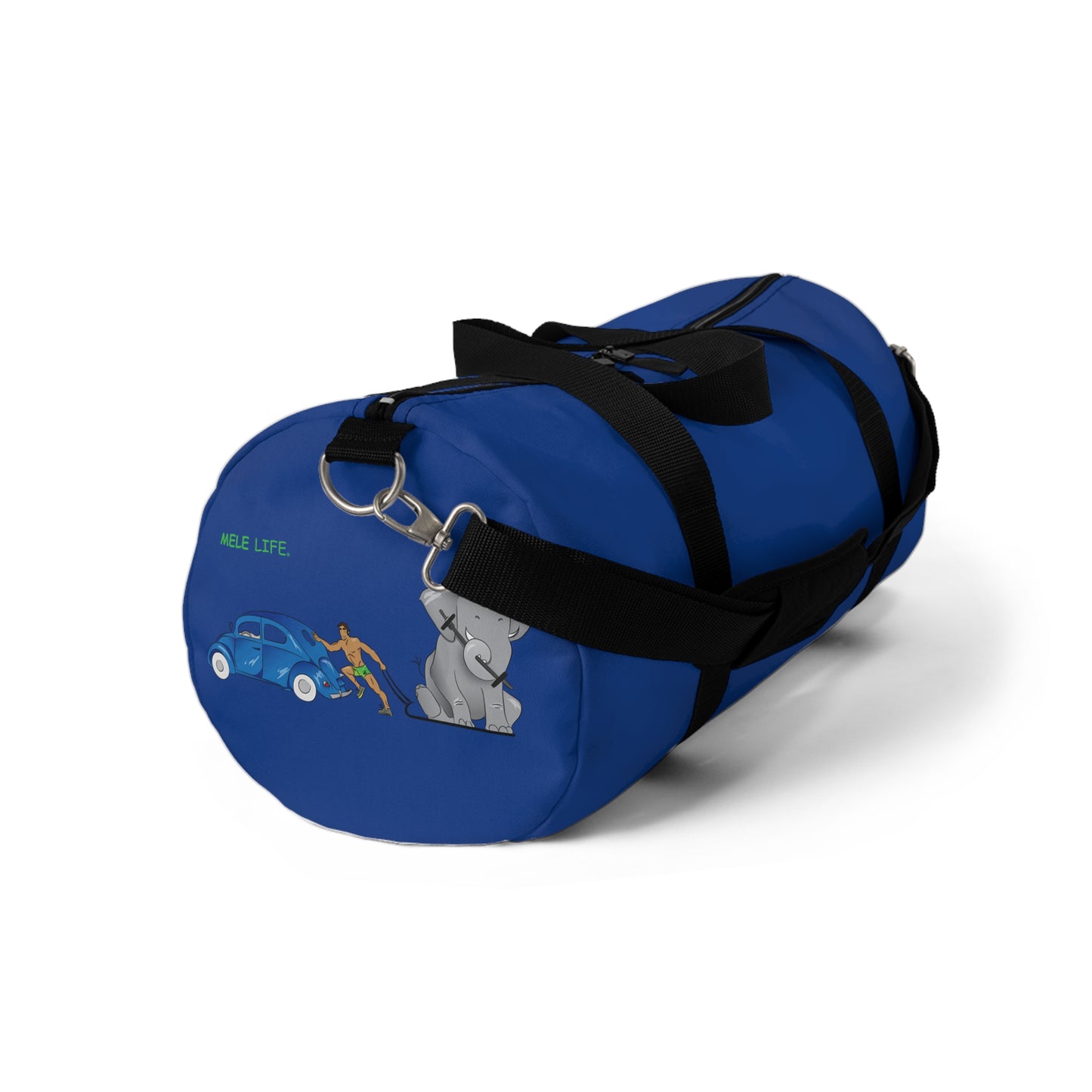Duffel Bag - Strong Brown Man  (blue)