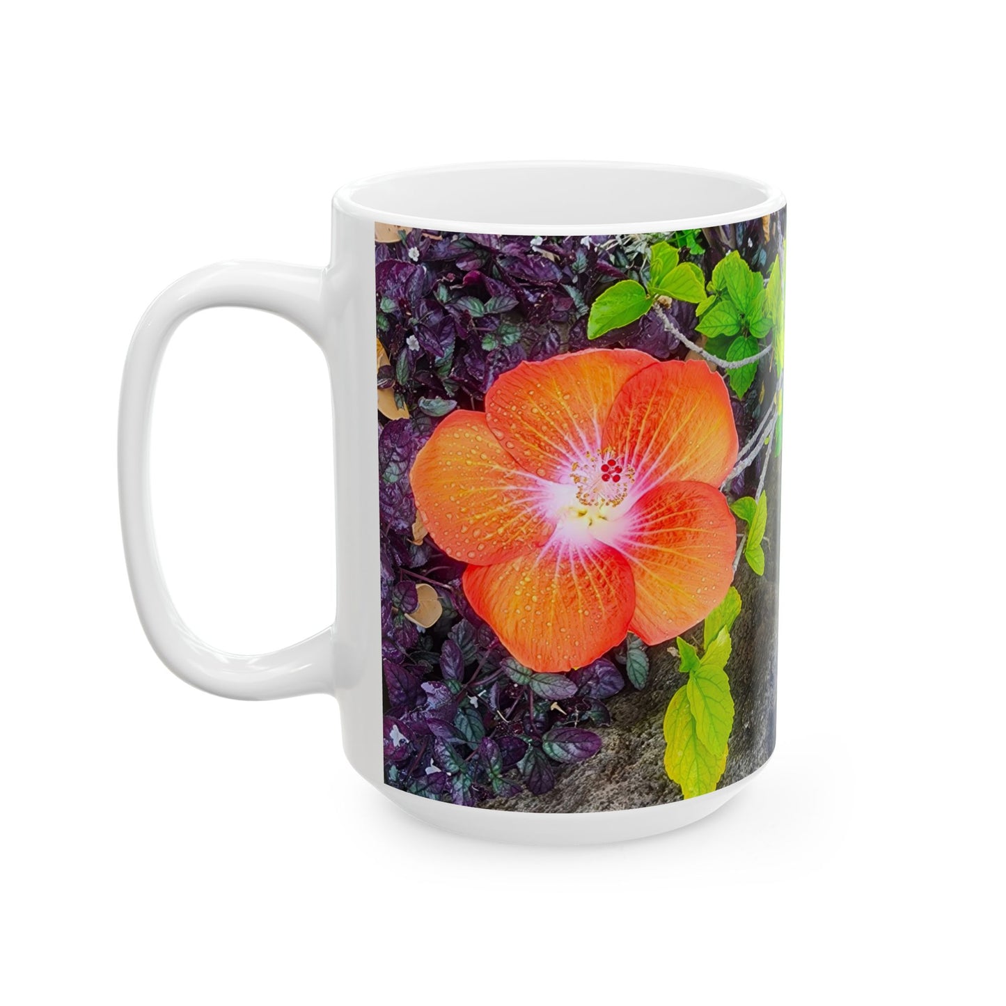 Coffee Mug (11oz/15oz) - Hawaiian Hibiscus Flower