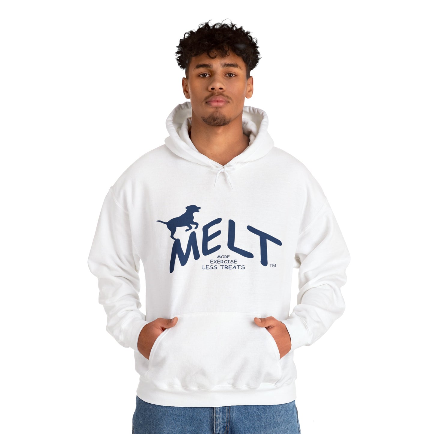 Hooded Sweatshirt (unisex) - MELT   (blue)