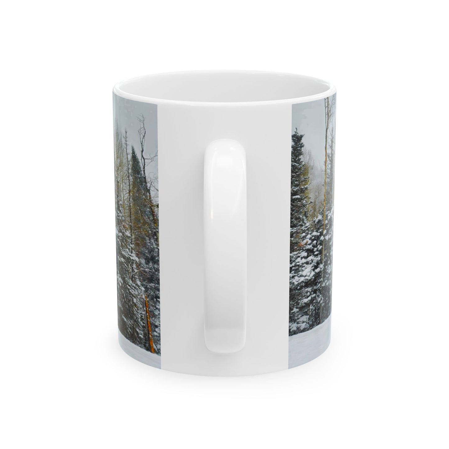 Coffee Mug (11oz/15oz) - Forest Winterscape