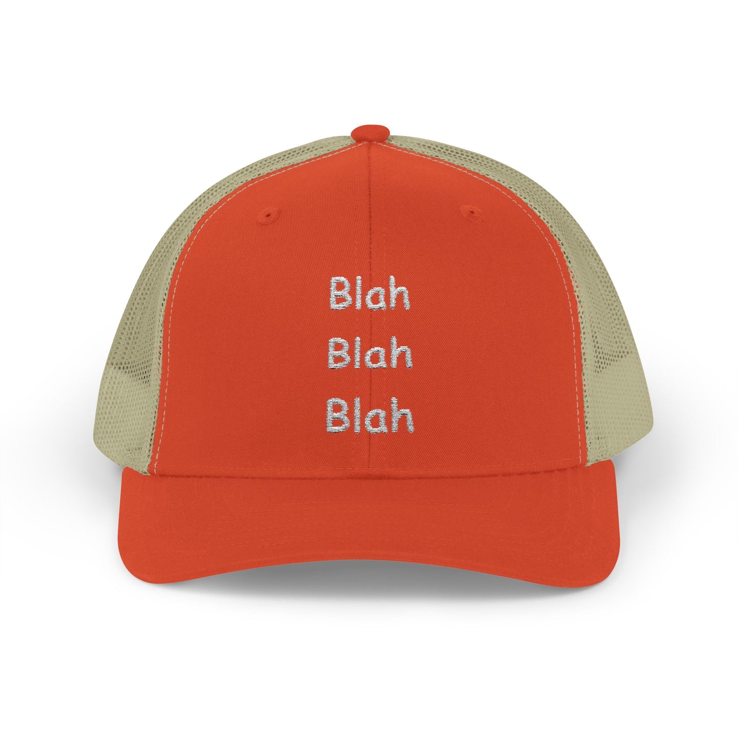 Baseball Cap (Snapback Trucker style) - Blah Blah Blah